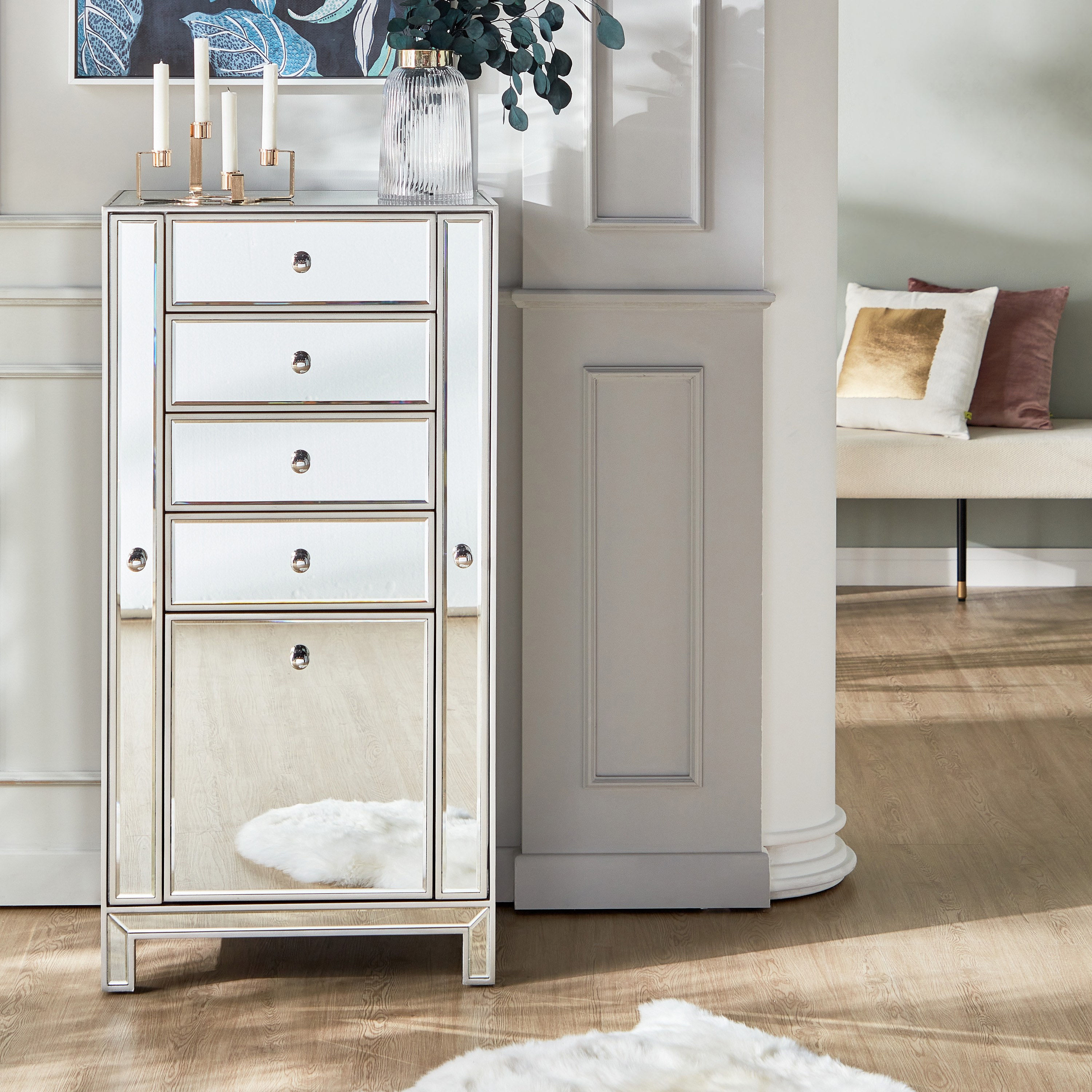 Shop Colette Jewellery Cabinet Homecentre Egypt