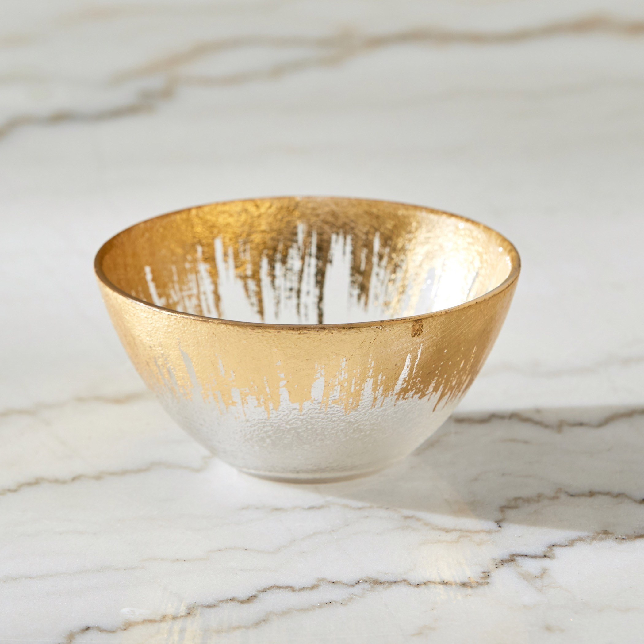 Artistic Glass Serving Bowl - 15 cm-household-dining-dinnerware-bowls-image-1