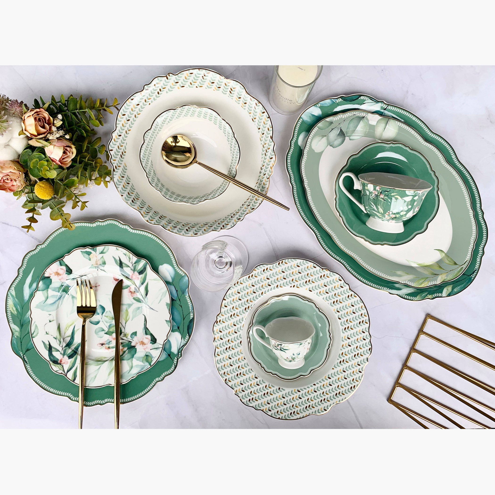 52 piece dinner discount set