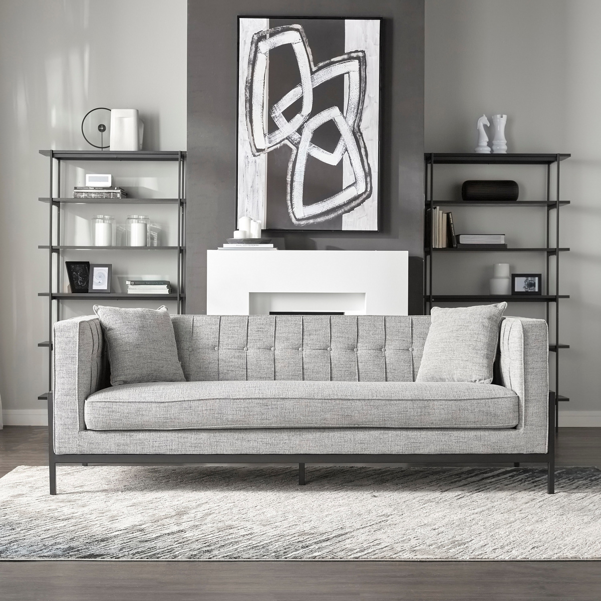 كنب قماش بتصميم نيفين 9 | كنب قماش بتصميم نيفين