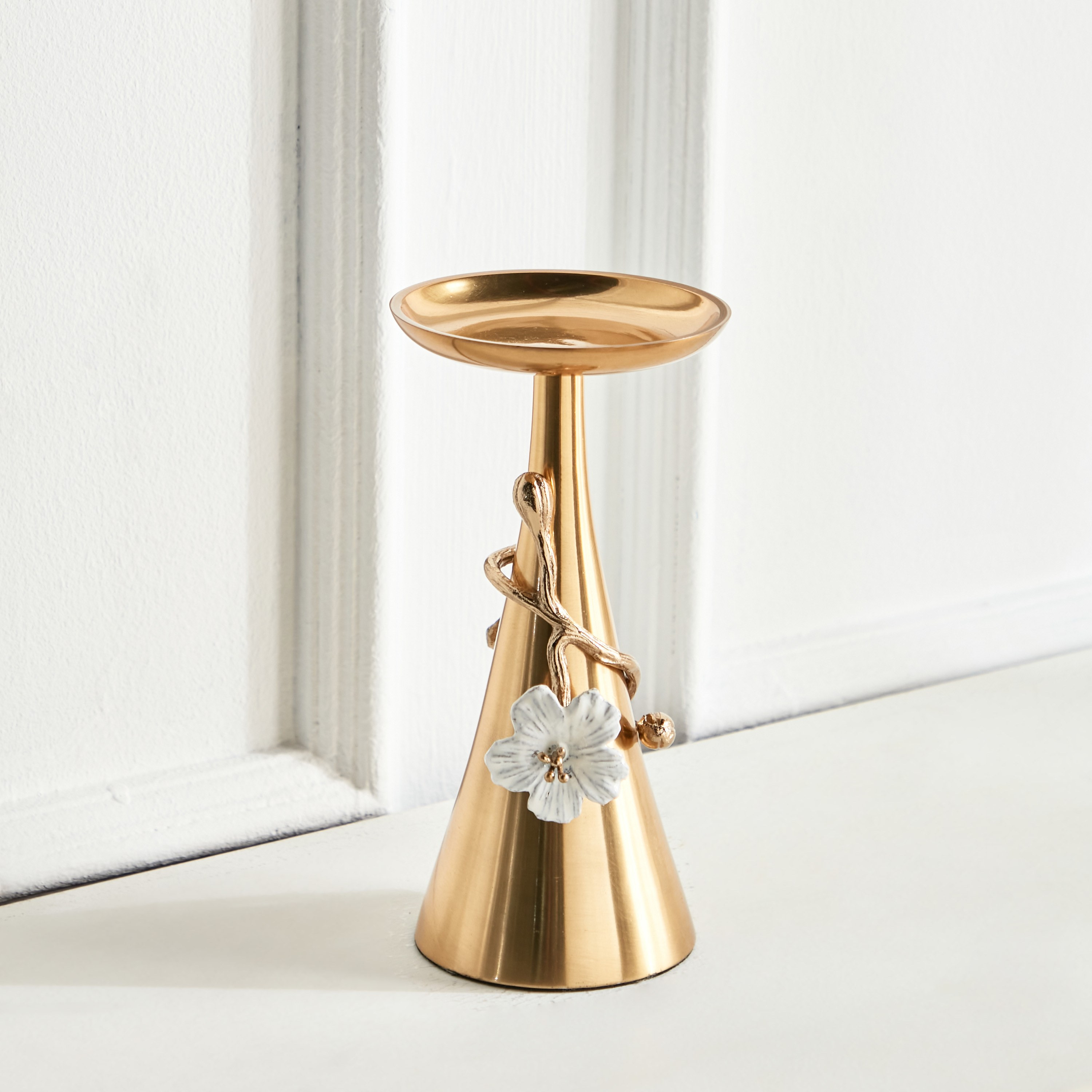 Jasmine Pillar Candleholder-household-decor-candleholdersandlanterns-image-2