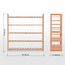 رف أحذية بـ 5 مستويات - 27x80 سم - أسبن-household-storage-storagesolutions-shoeracksandstorage-image-1