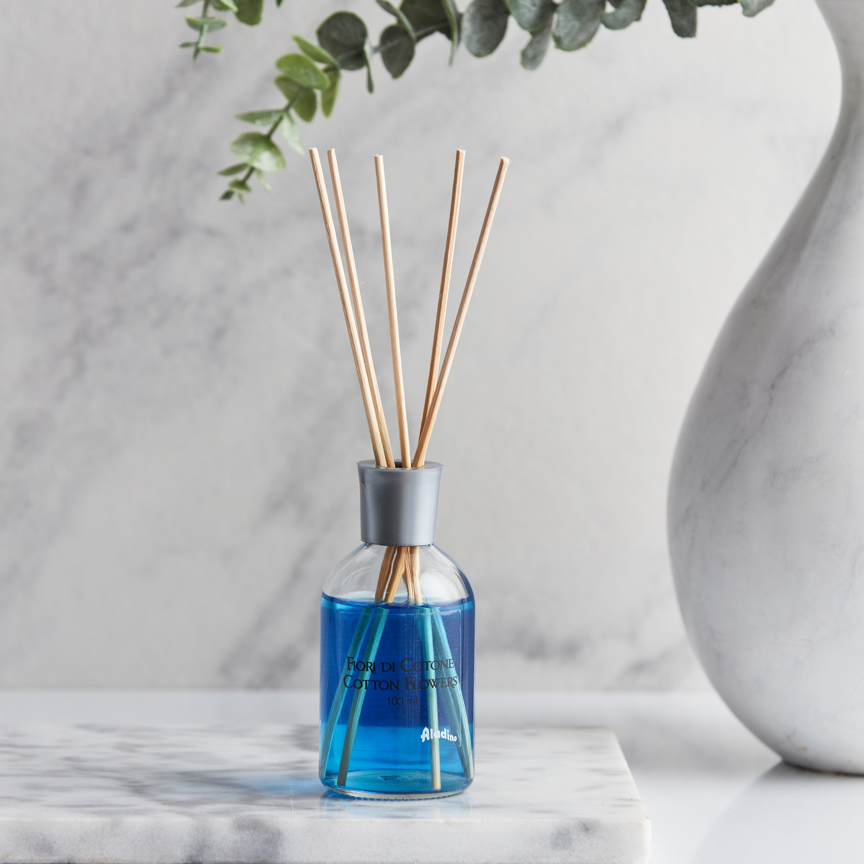 موزع عطور بالأعواد برائحة زهور القطن من علاءدينو - 100 مل-household-homefragrance-reeddiffusers-image-1