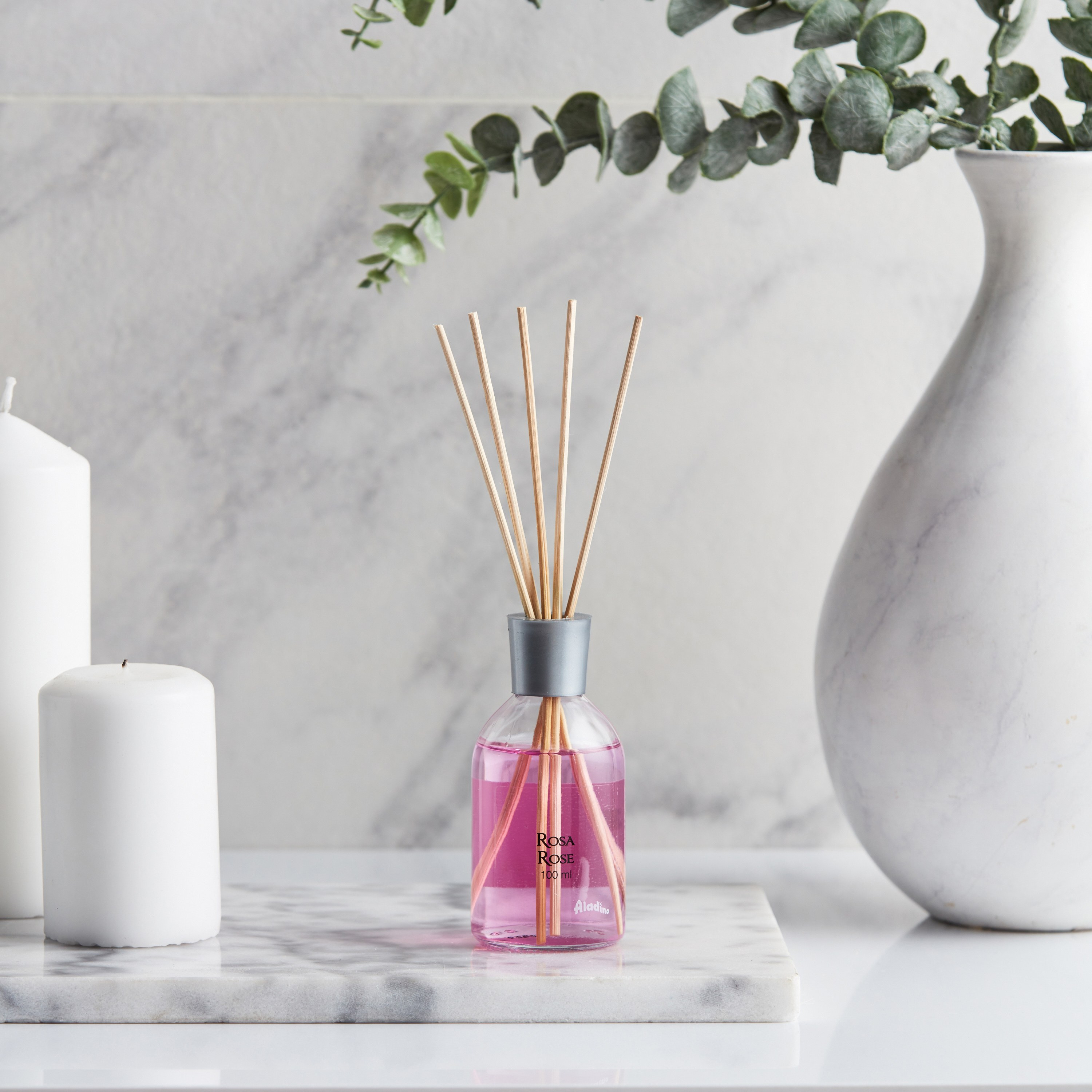 موزع عطور بالأعواد برائحة الورد من علاءدينو - 100 مل-household-homefragrance-reeddiffusers-image-4
