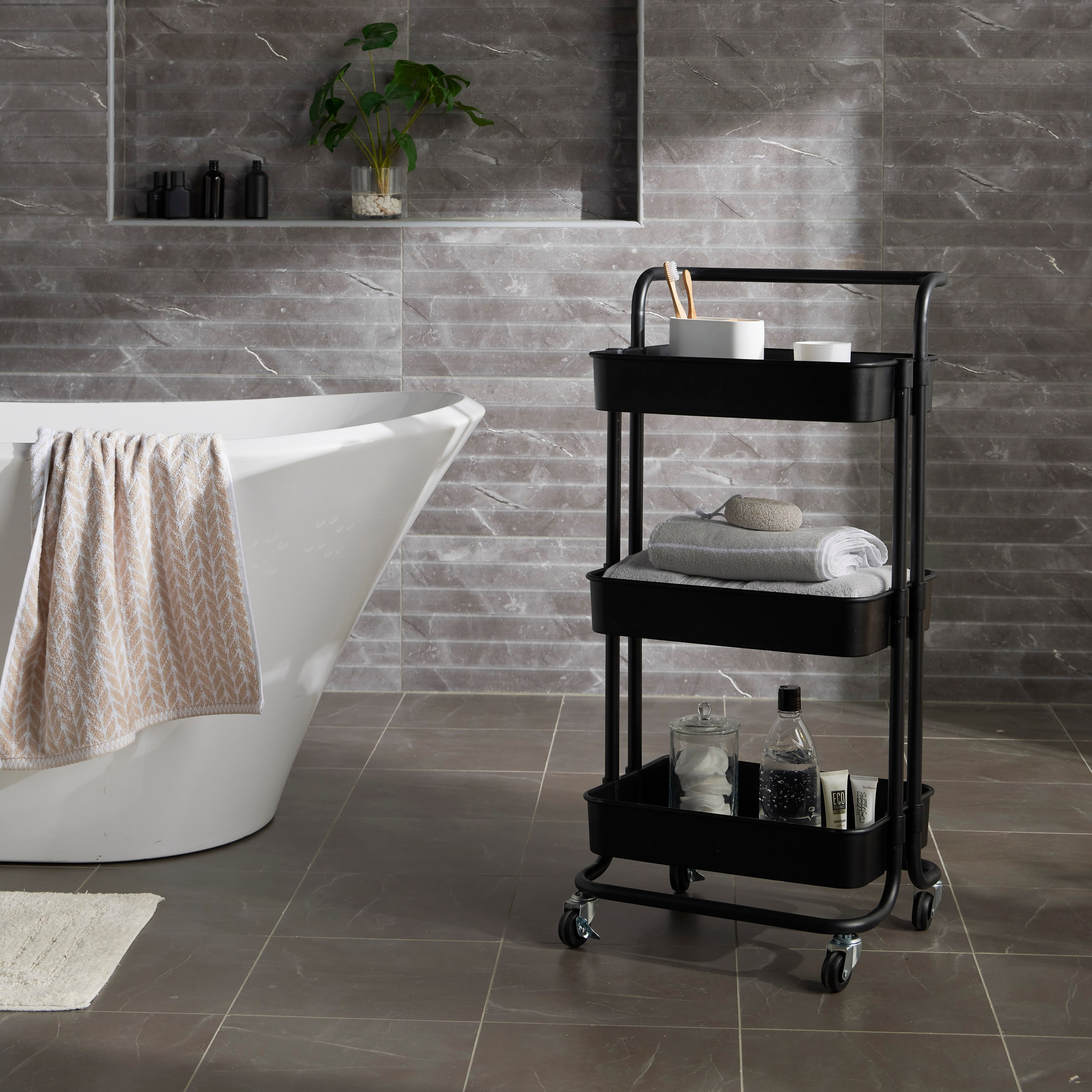 Selma 3-Tier Bathroom Storage Trolley-household-bathandlaundry-bathroomorganizing-bathroomracksandtrolleys-image-4