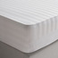 Satin Stripe Pima Cotton Sateen 525 Thread Count King Fitted Sheet - 180x205 cm-household-bedding-sheetsandpillowcases-fittedsheets-image-1