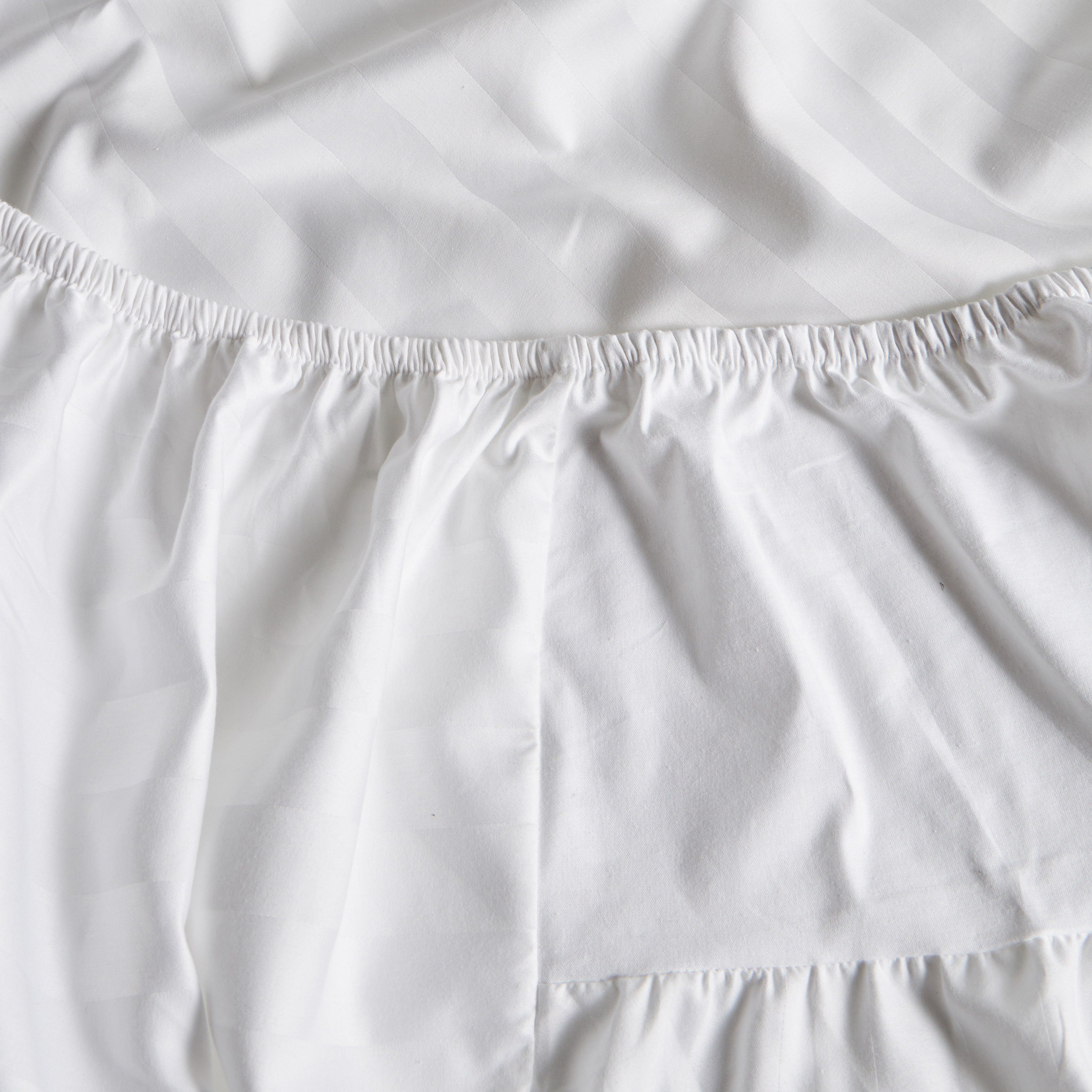 شرشف مطاطي كينج قطن ساتن بيما بعدد خيوط 525 - ساتن سترايب - 180x205 سم-household-bedding-sheetsandpillowcases-fittedsheets-image-2
