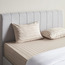 Satin Stripe Pima Cotton Sateen 525 Thread Count Super King Fitted Sheet - 200x205 cm-household-bedding-sheetsandpillowcases-fittedsheets-image-2