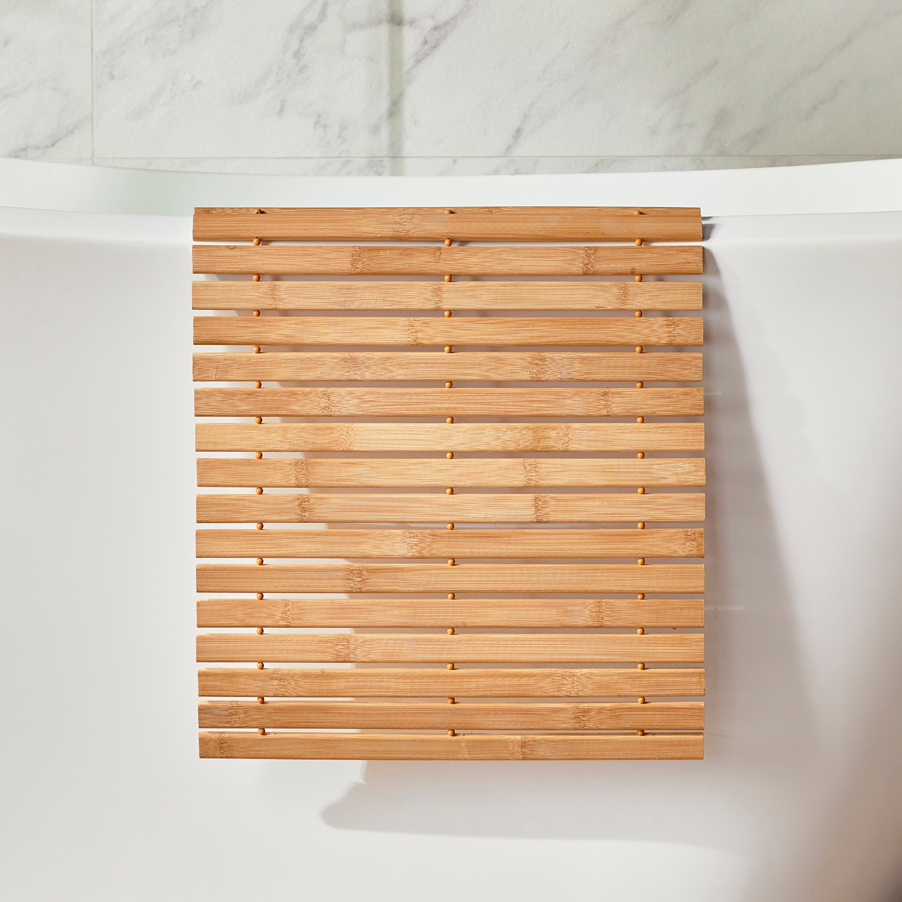 Bamboo Bath Mat - 60x40 cm-household-bathandlaundry-bathlinen-bathmatsandtubmats-image-2