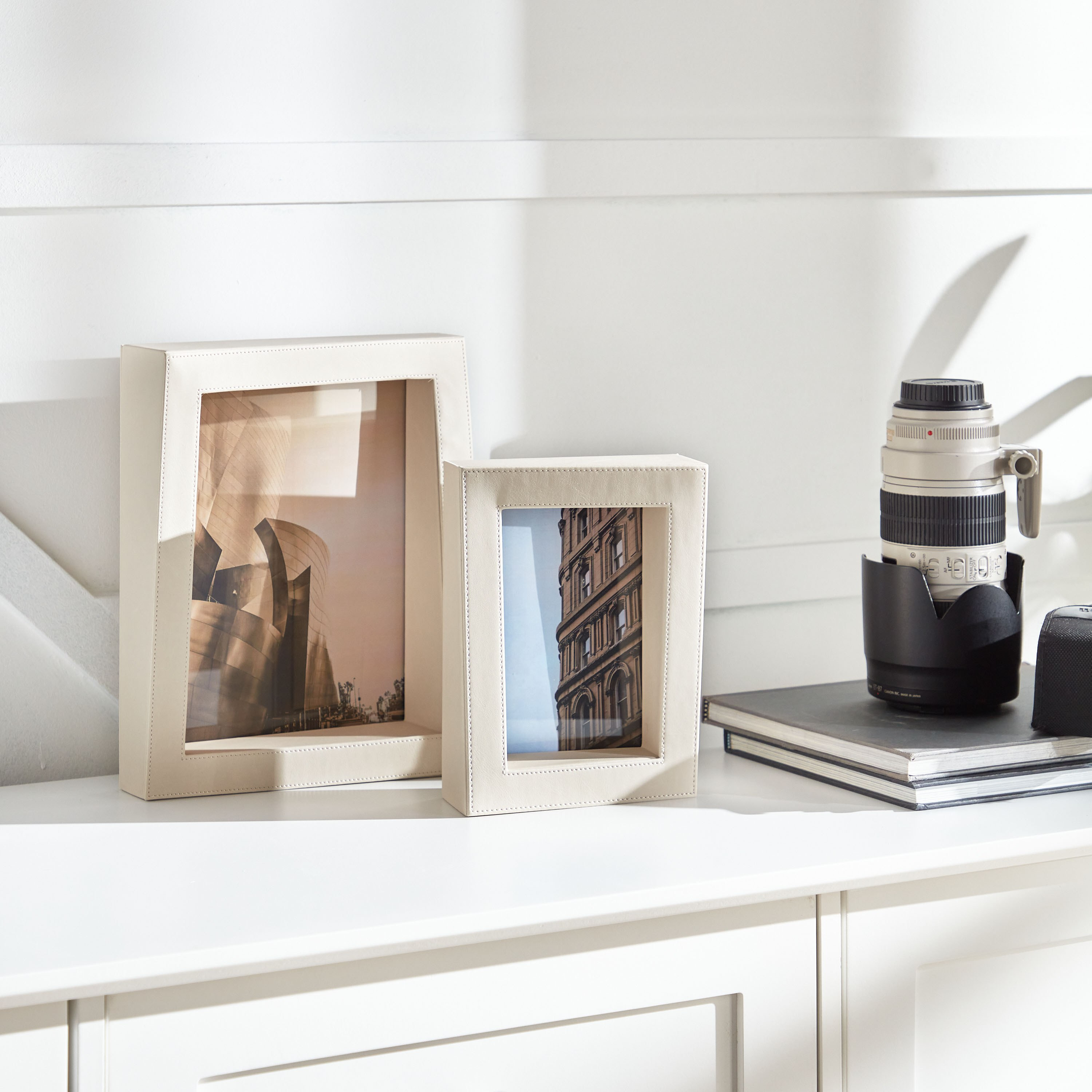 KitCom Kristall-Bilderrahmen CPF092L – Klarer Acrylrahmen Für Fotos, Einfach Und Modern