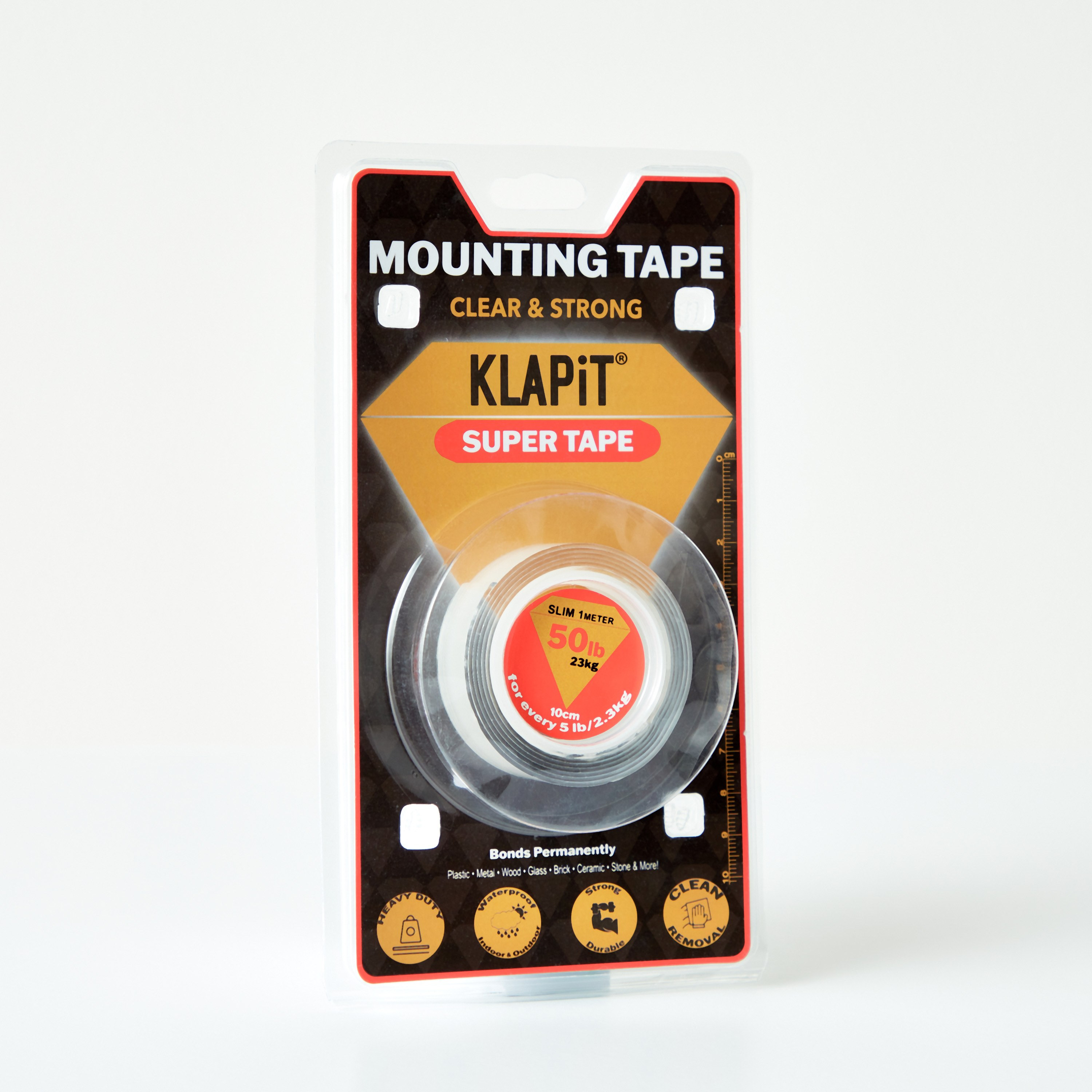 KLAPiT Mounting Slim Tape - 1 m-household-walldecorandmirrors-wallaccessories-image-1