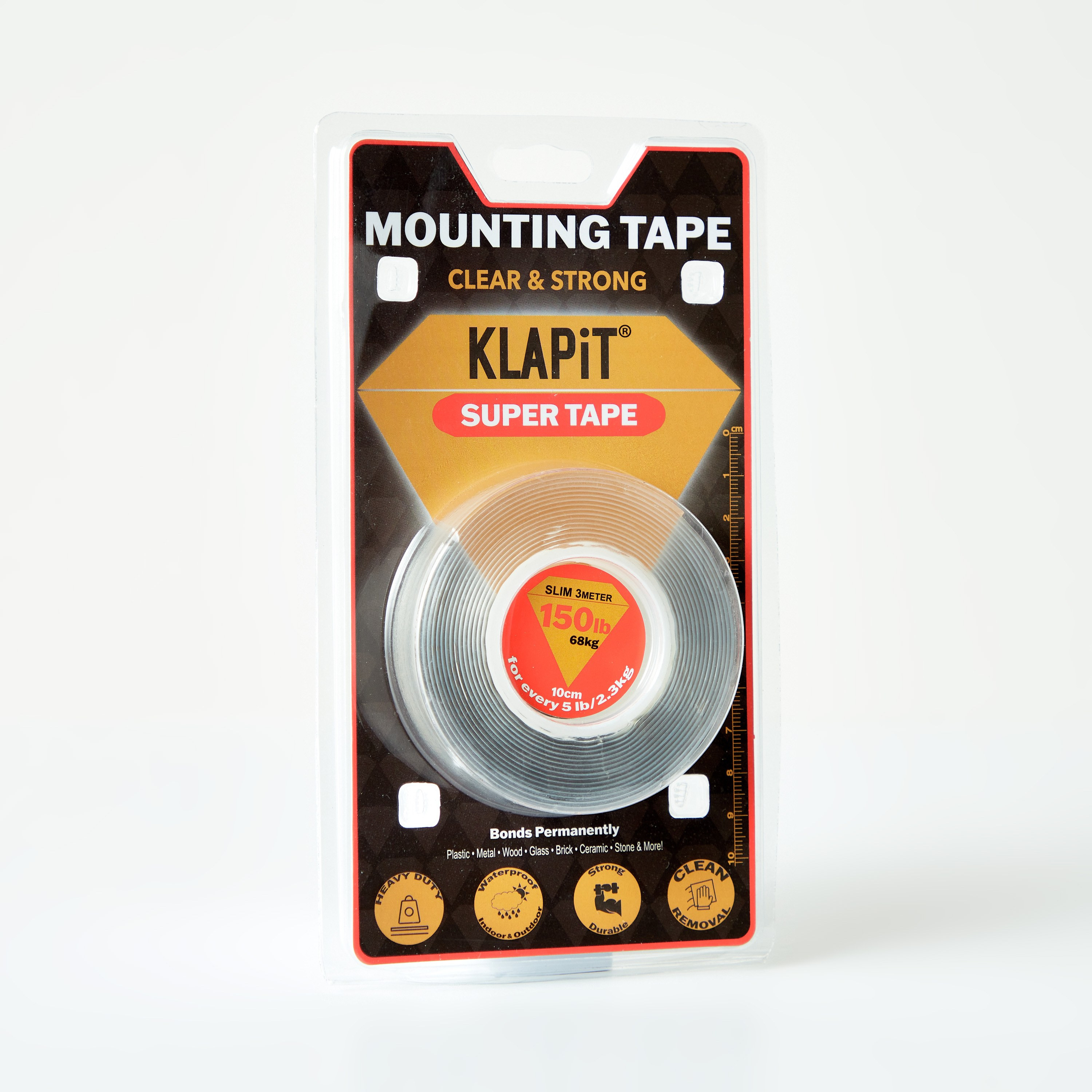 KLAPiT Slim Mounting Tape - 3 m-household-walldecorandmirrors-wallaccessories-image-1