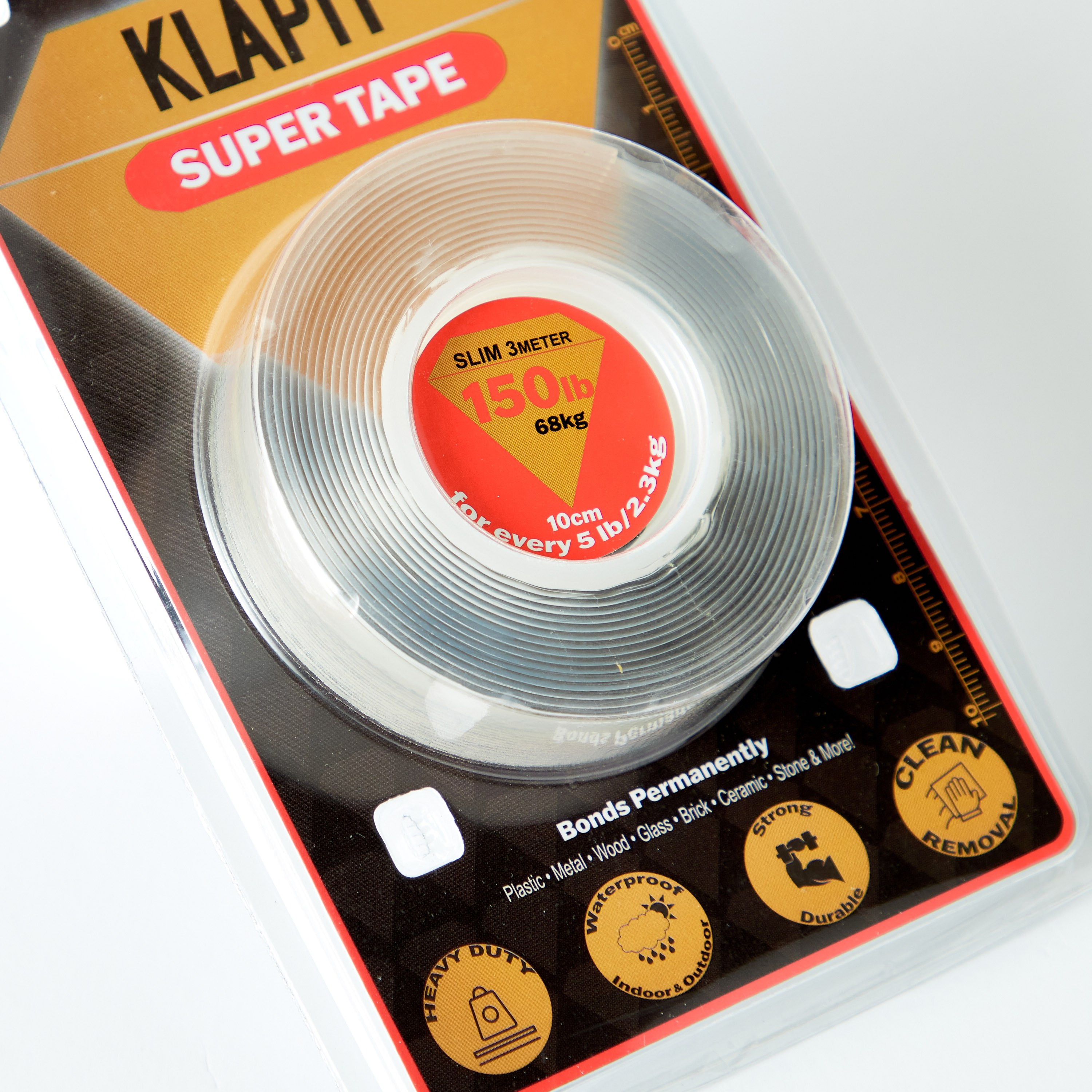 KLAPiT Slim Mounting Tape - 3 m-household-walldecorandmirrors-wallaccessories-image-2