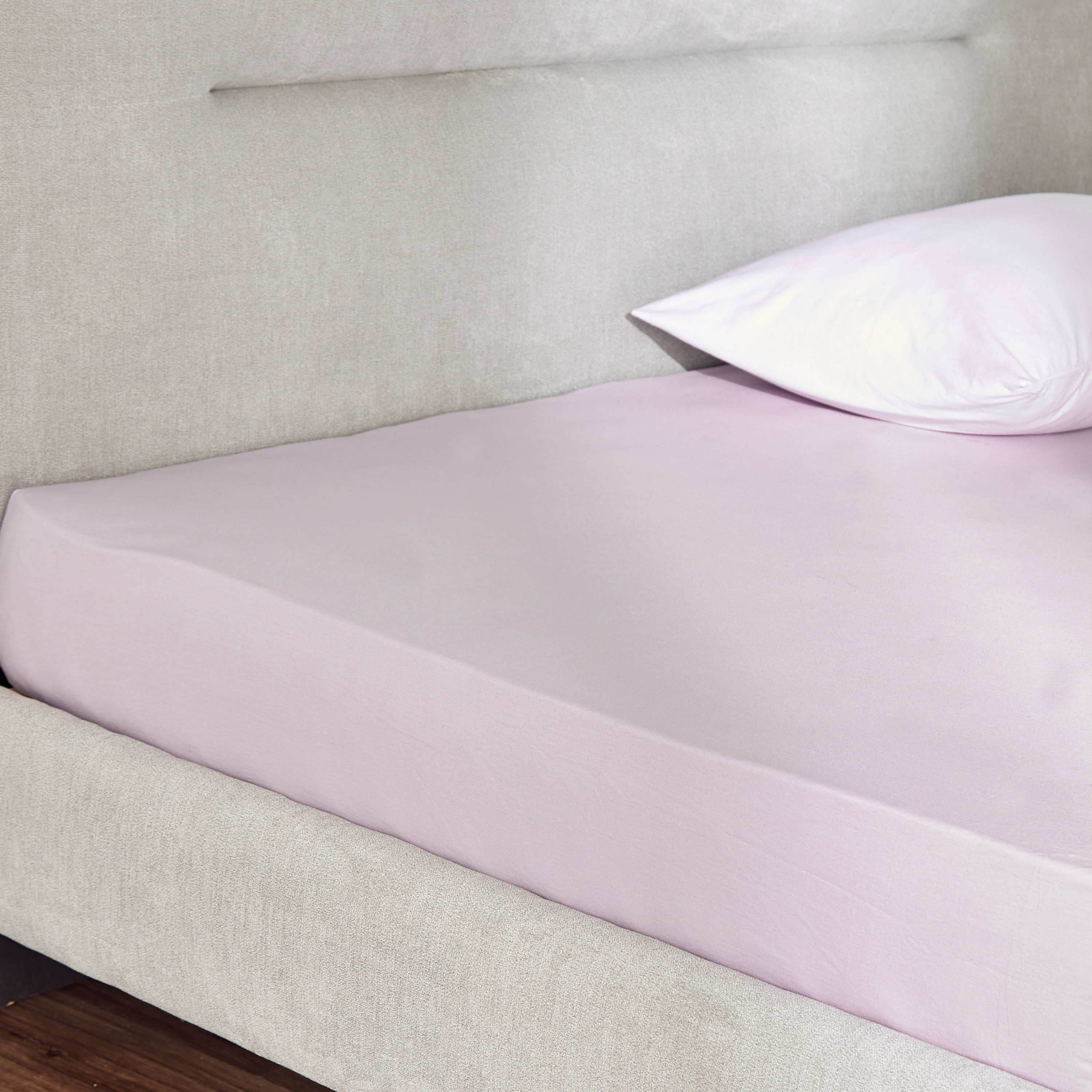 Shop Cloud Jersey Queen Fitted Sheet 160x200 cm Online Home Centre Oman