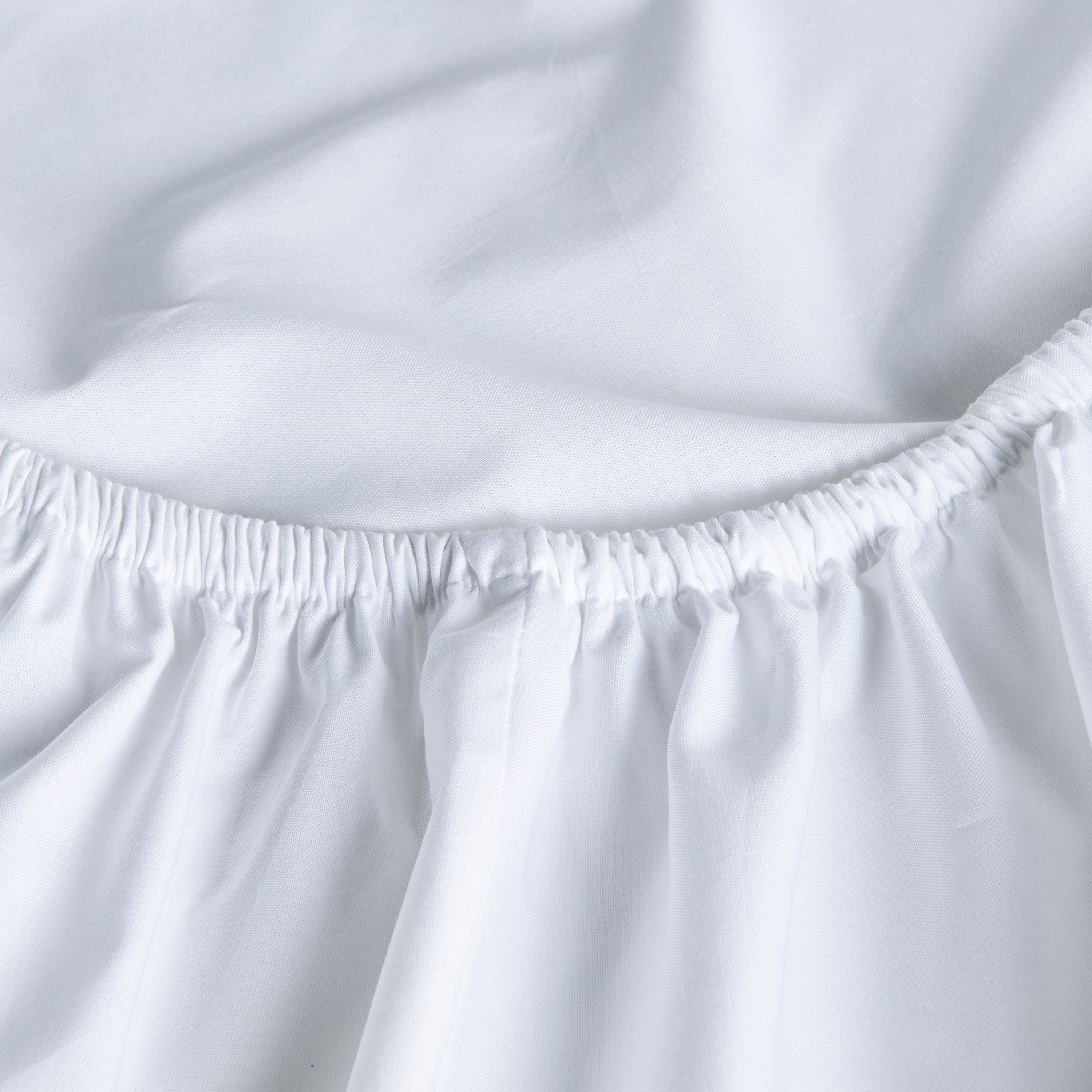 Essence Cotton Percale 144 Thread Count Full Fitted Sheet - 120x200 cm-household-bedding-sheetsandpillowcases-fittedsheets-image-2
