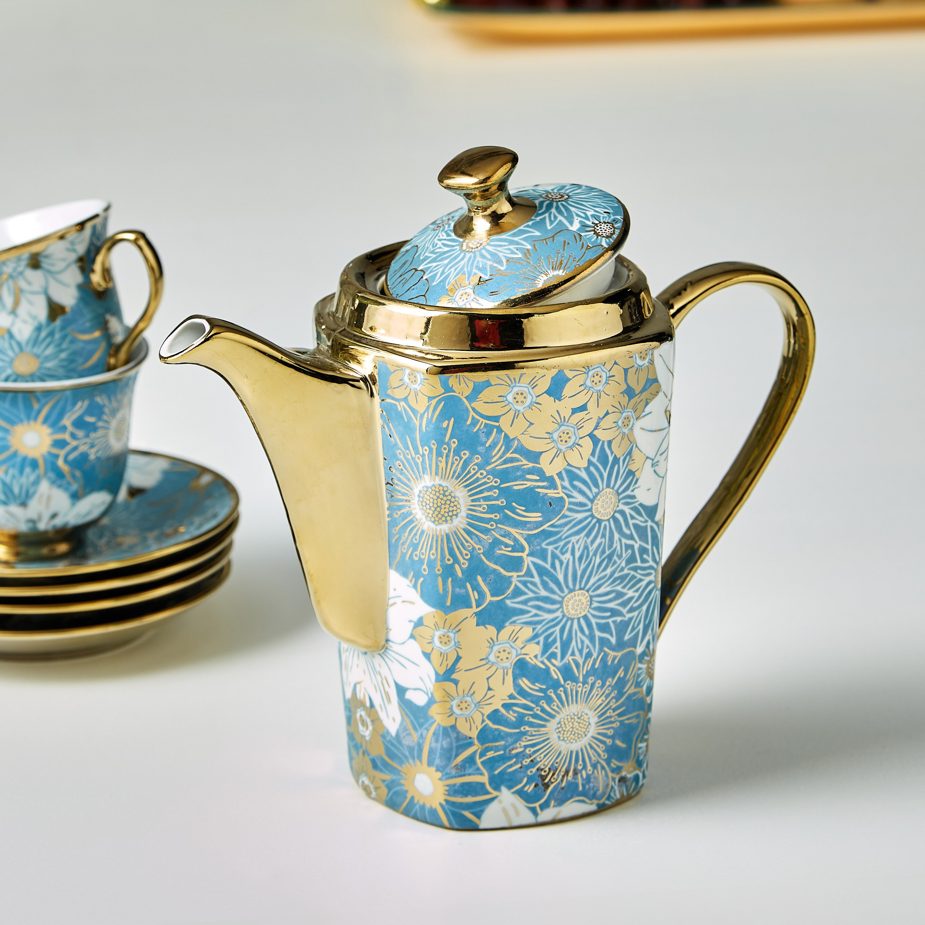 13 piece hot sale tea set