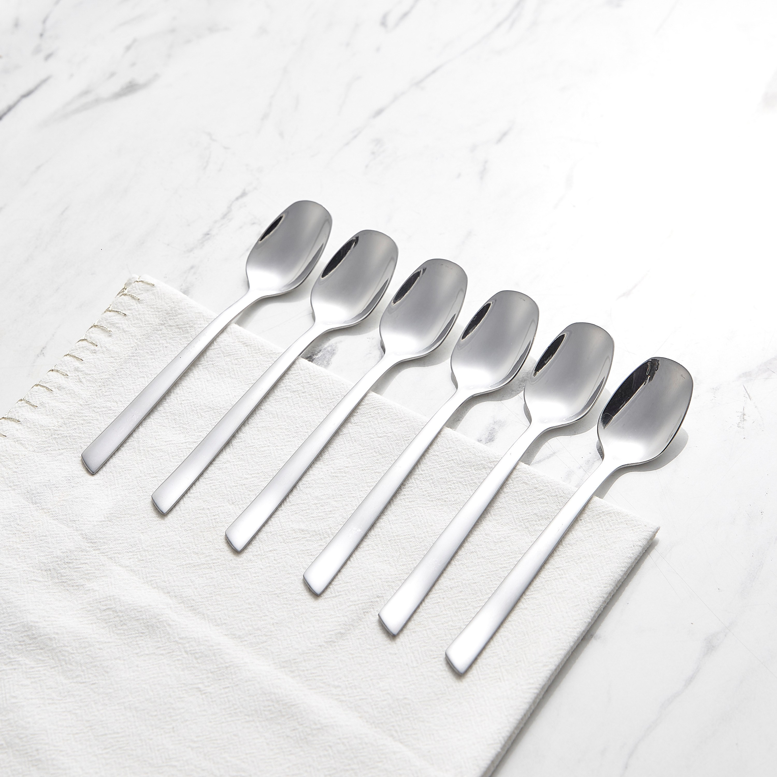 Dune 6-Piece Tea Spoon Set-household-dining-cutlery-spoonsforksandknives-image-1