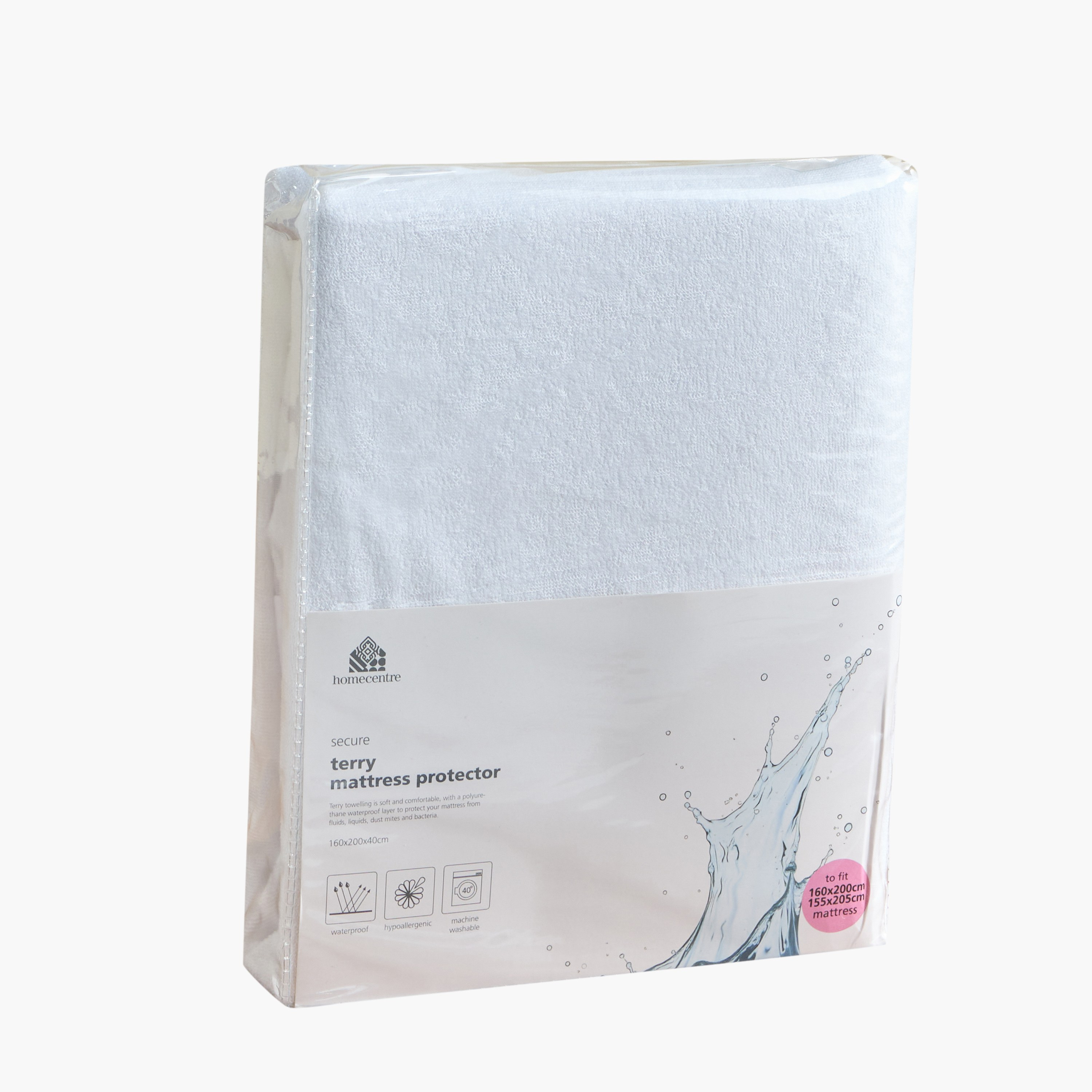 Secure Queen Mattress Protector - 160x200 cm-household-bedding-mattresstoppersandprotectors-mattressprotectors-image-4