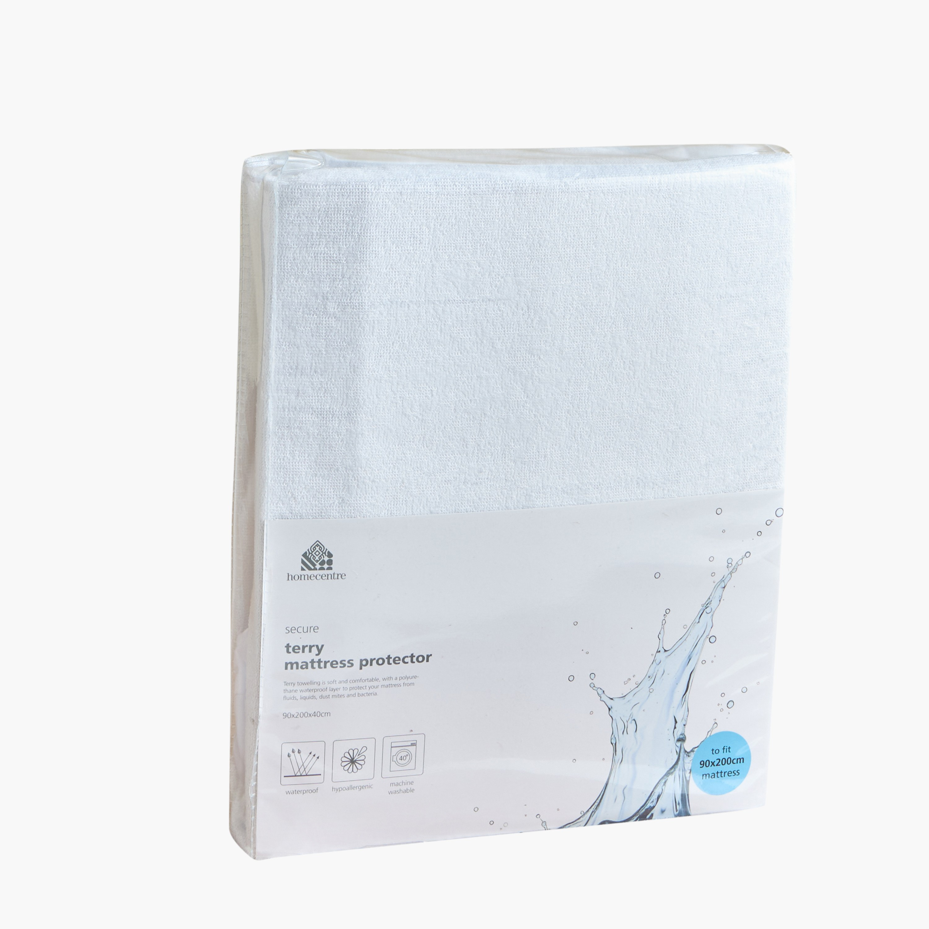 Secure Single Mattress Protector - 90x200 cm-household-bedding-mattresstoppersandprotectors-mattressprotectors-image-4