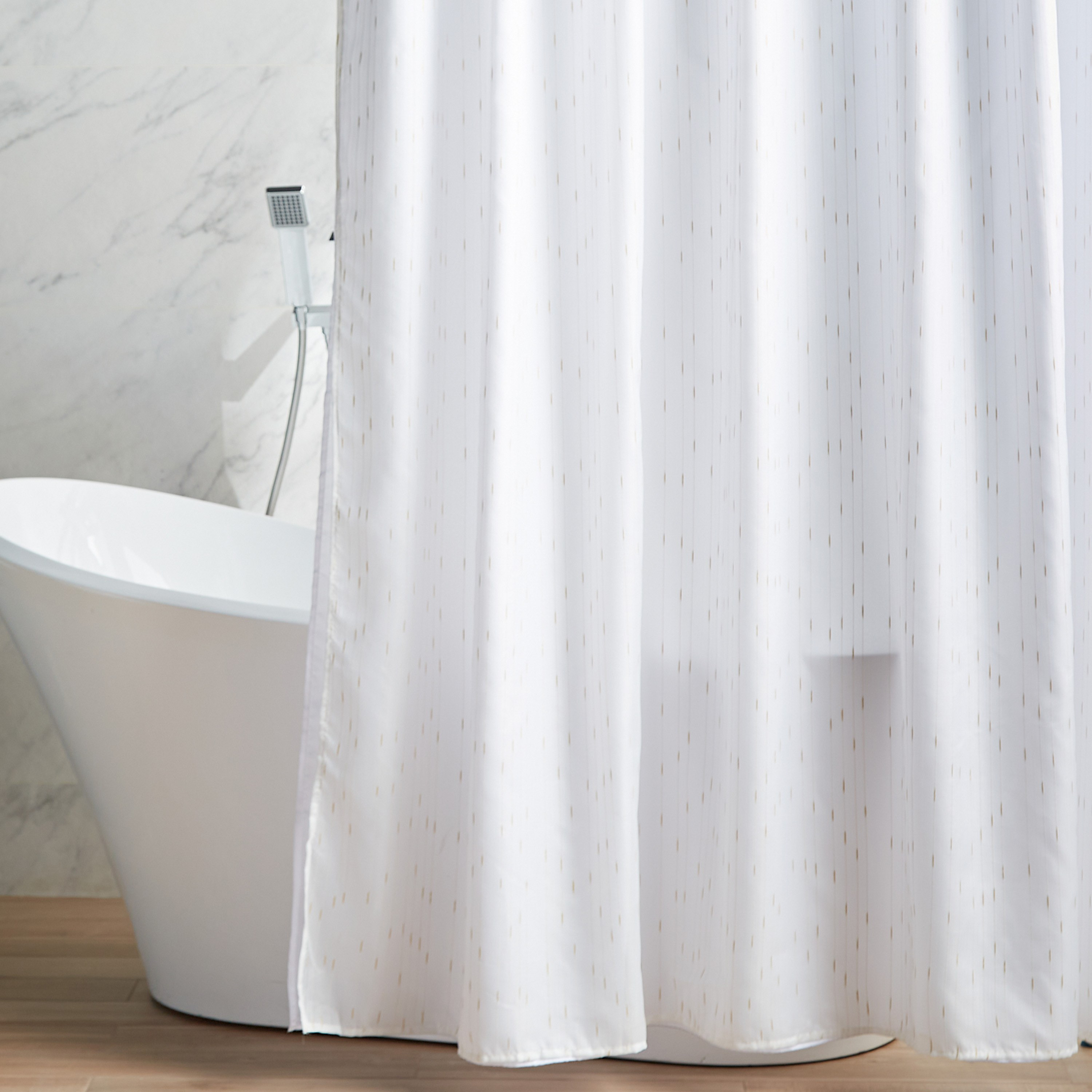Glitz Shower Curtain - 240x180 cm-household-bathandlaundry-shower-showercurtainandliners-image-1