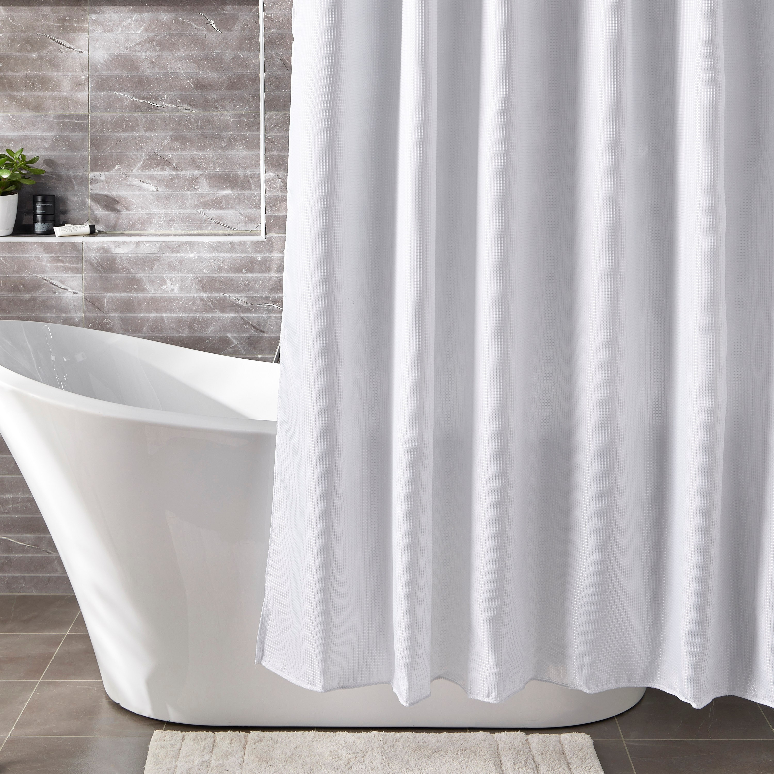 Dallas Shower Curtain - 180x180 cm-household-bathandlaundry-shower-showercurtainandliners-image-1
