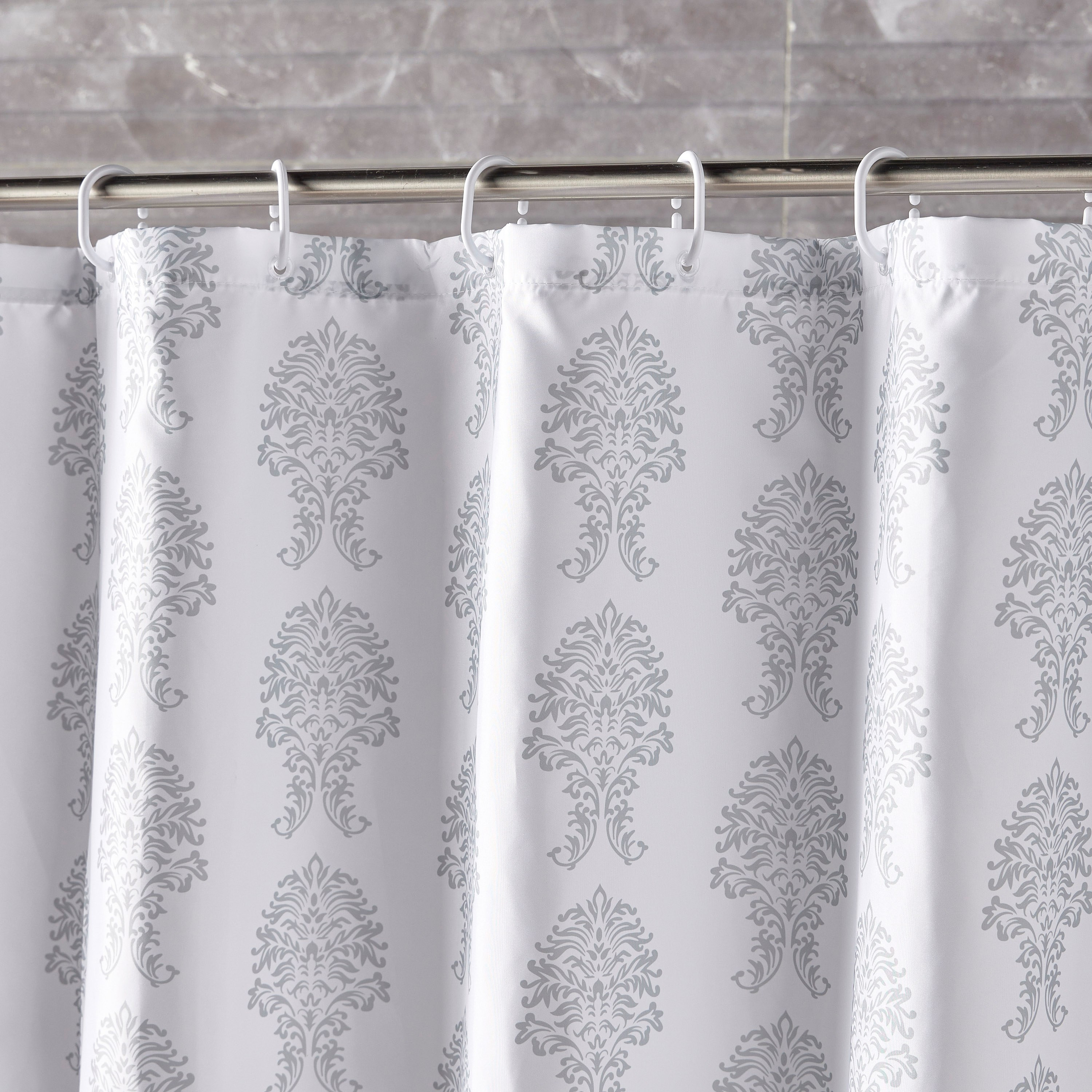 Damask Shower Curtain - 180x180 cm-household-bathandlaundry-shower-showercurtainandliners-image-3