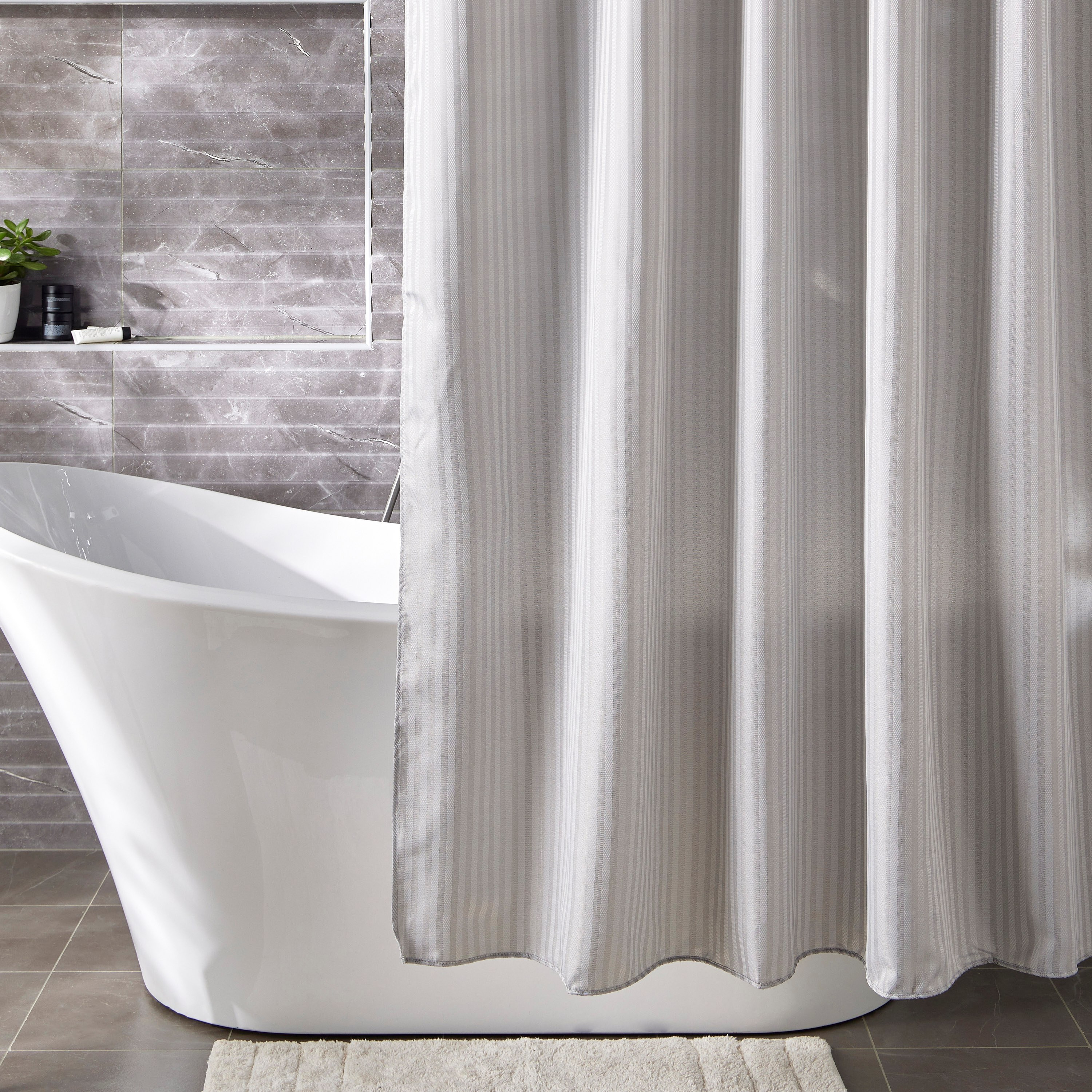 Ryley Shower Curtain - 240x180 cm-household-bathandlaundry-shower-showercurtainandliners-image-1