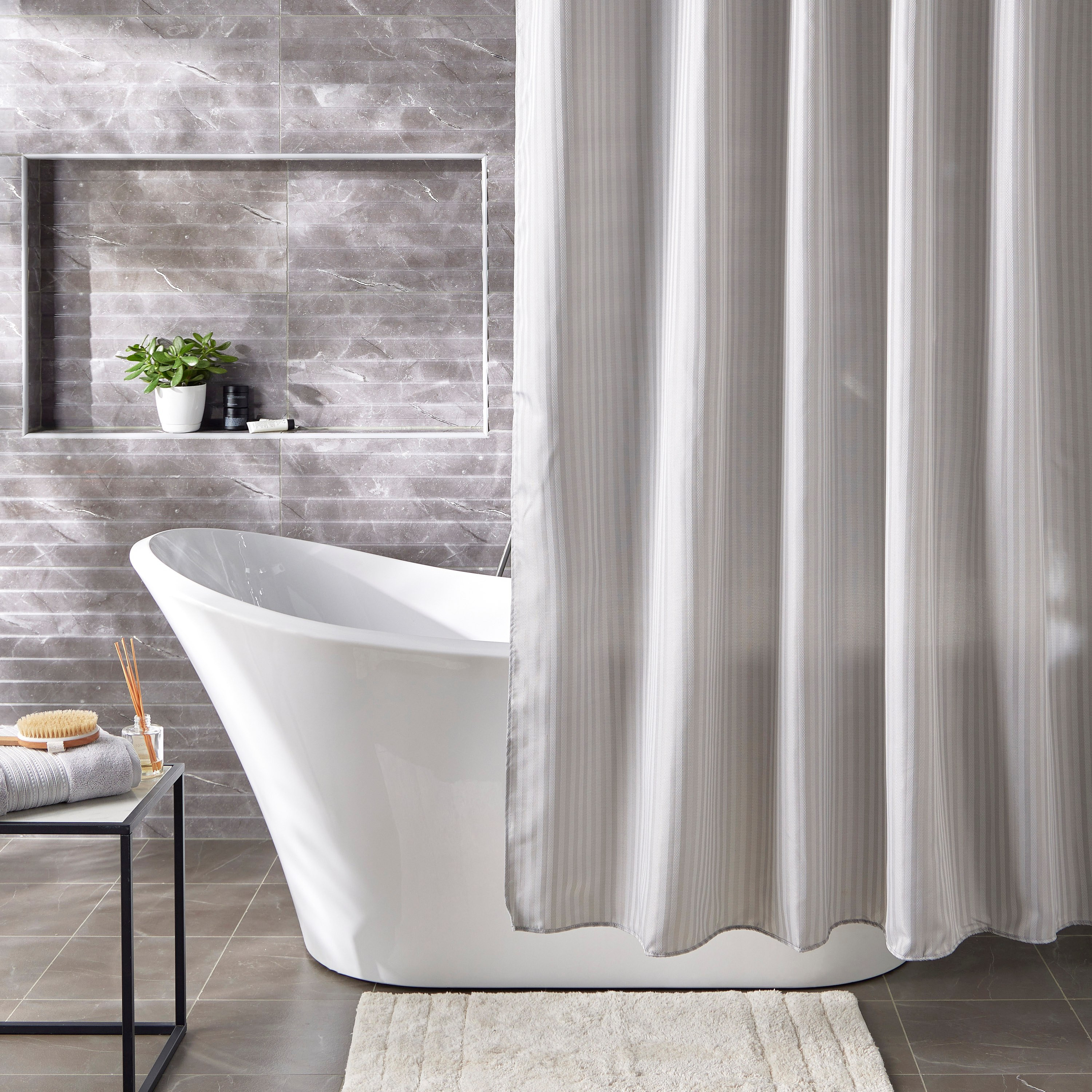 Ryley Shower Curtain - 240x180 cm-household-bathandlaundry-shower-showercurtainandliners-image-4