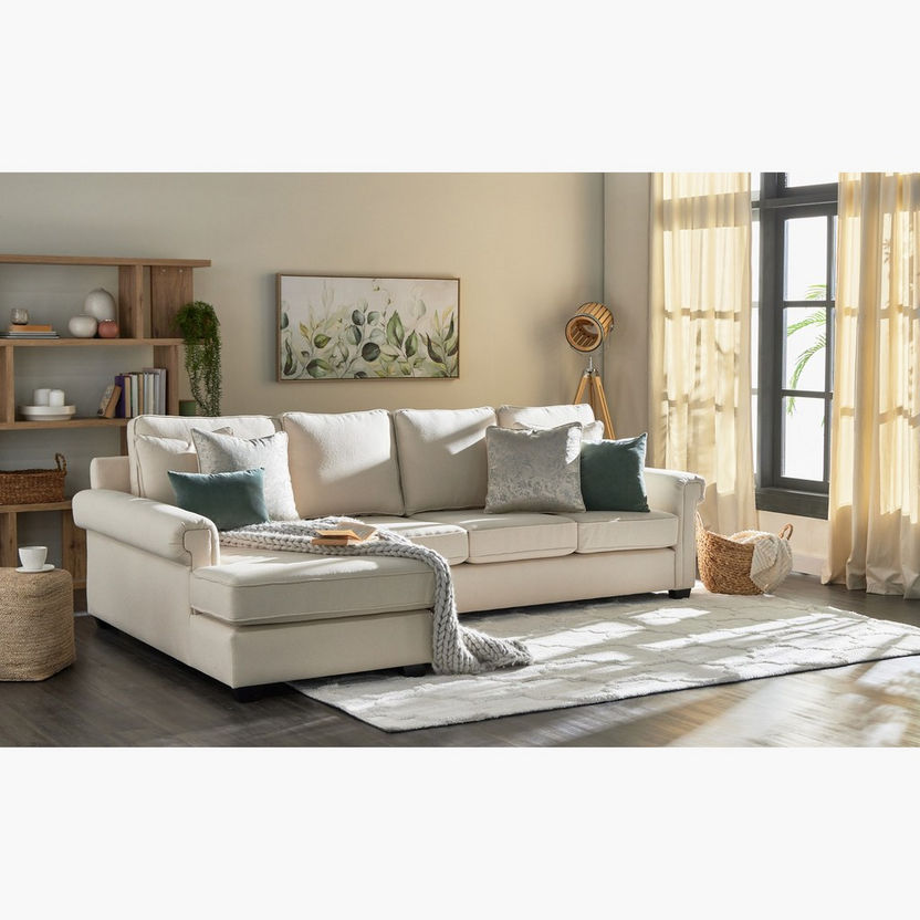 Nova 4-Seater Fabric Left Corner Sofa-Corner Sofas-image-5