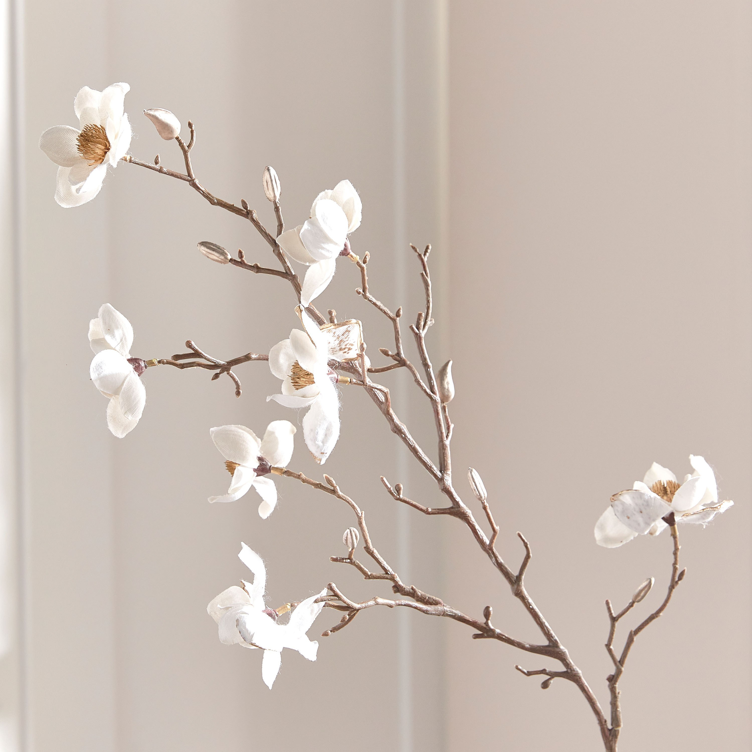 Velvet Dogwood Flower Stem - 78 cm-household-gardenandoutdoor-artificialflowersandplants-fillers-image-2