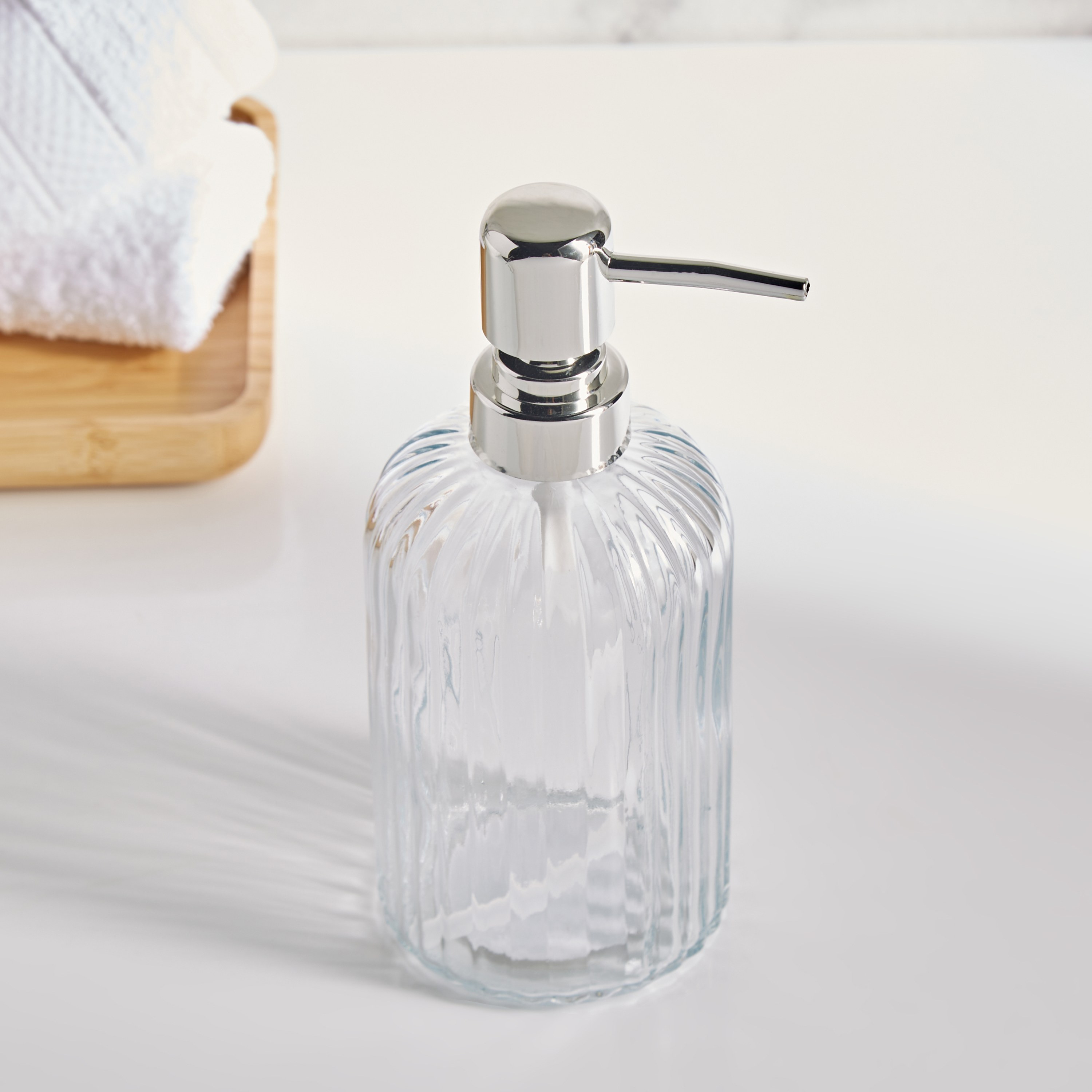 Ribbed Soap Dispenser-household-bathandlaundry-bathaccessories-soapdishesanddispensers-image-2