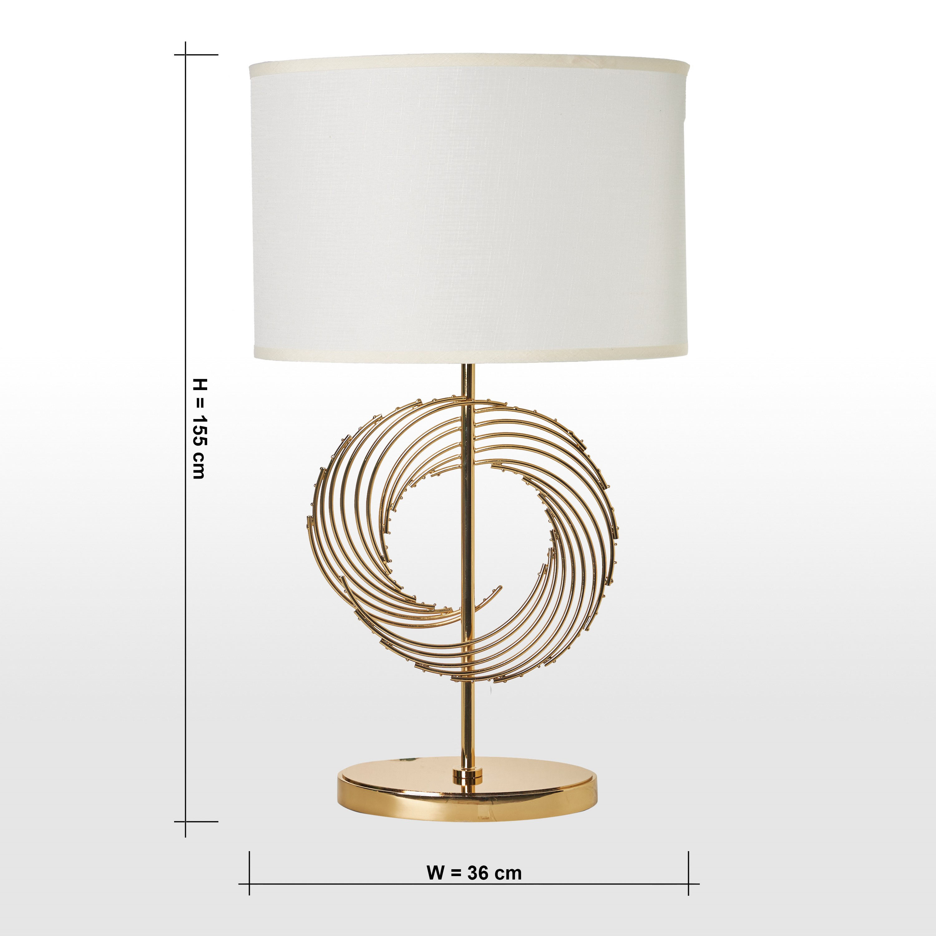 مصباح طاولة معدني - إيفانستون - 72 سم-household-lighting-tableanddesklamps-image-5