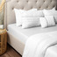 Amphora Super King Fitted Sheet - 200x205 cm-household-bedding-sheetsandpillowcases-fittedsheets-image-2