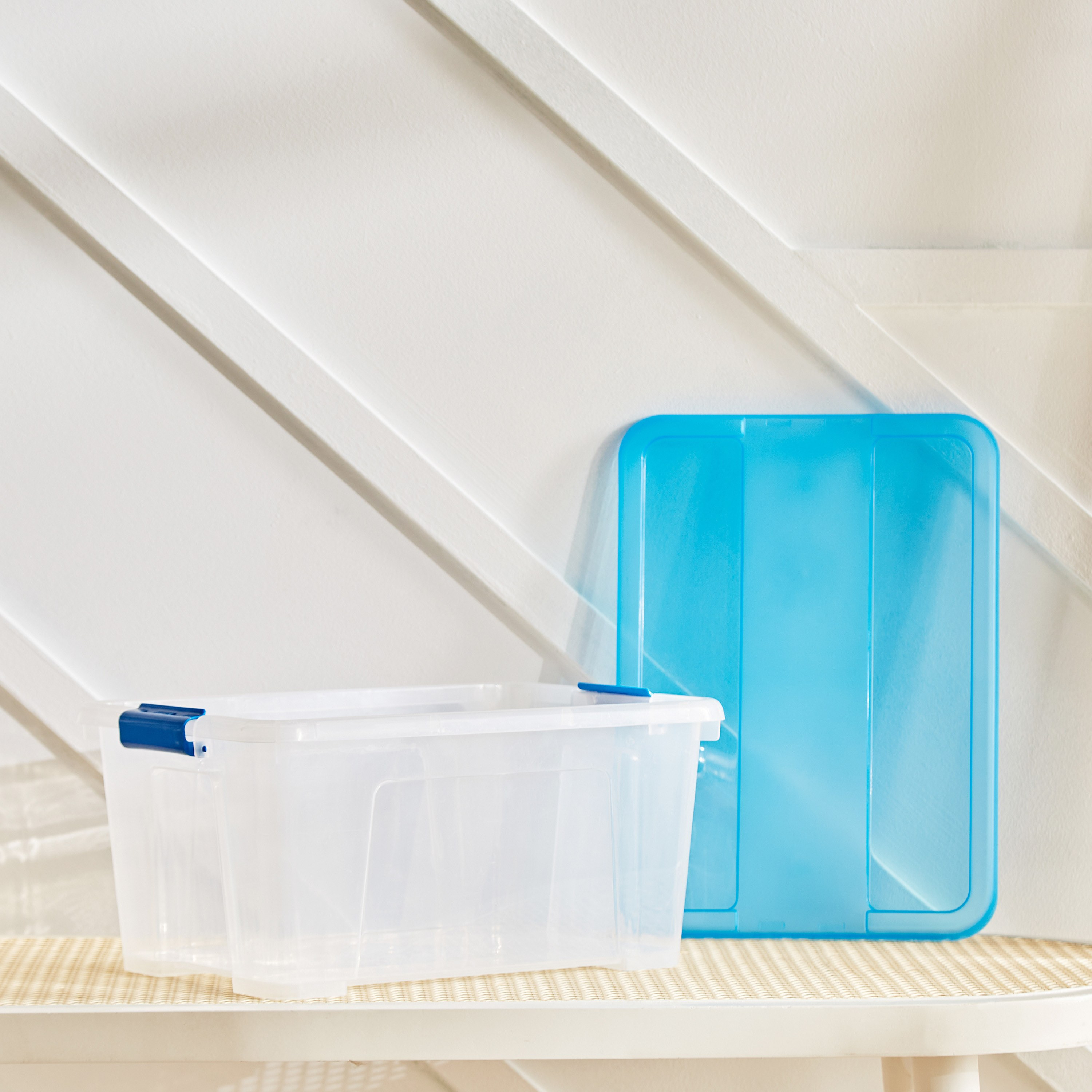 صندوق تخزين بغطاء  - روبين - 15 لتر-babyandkids-bathandstorage-storage-plasticstorage-image-2