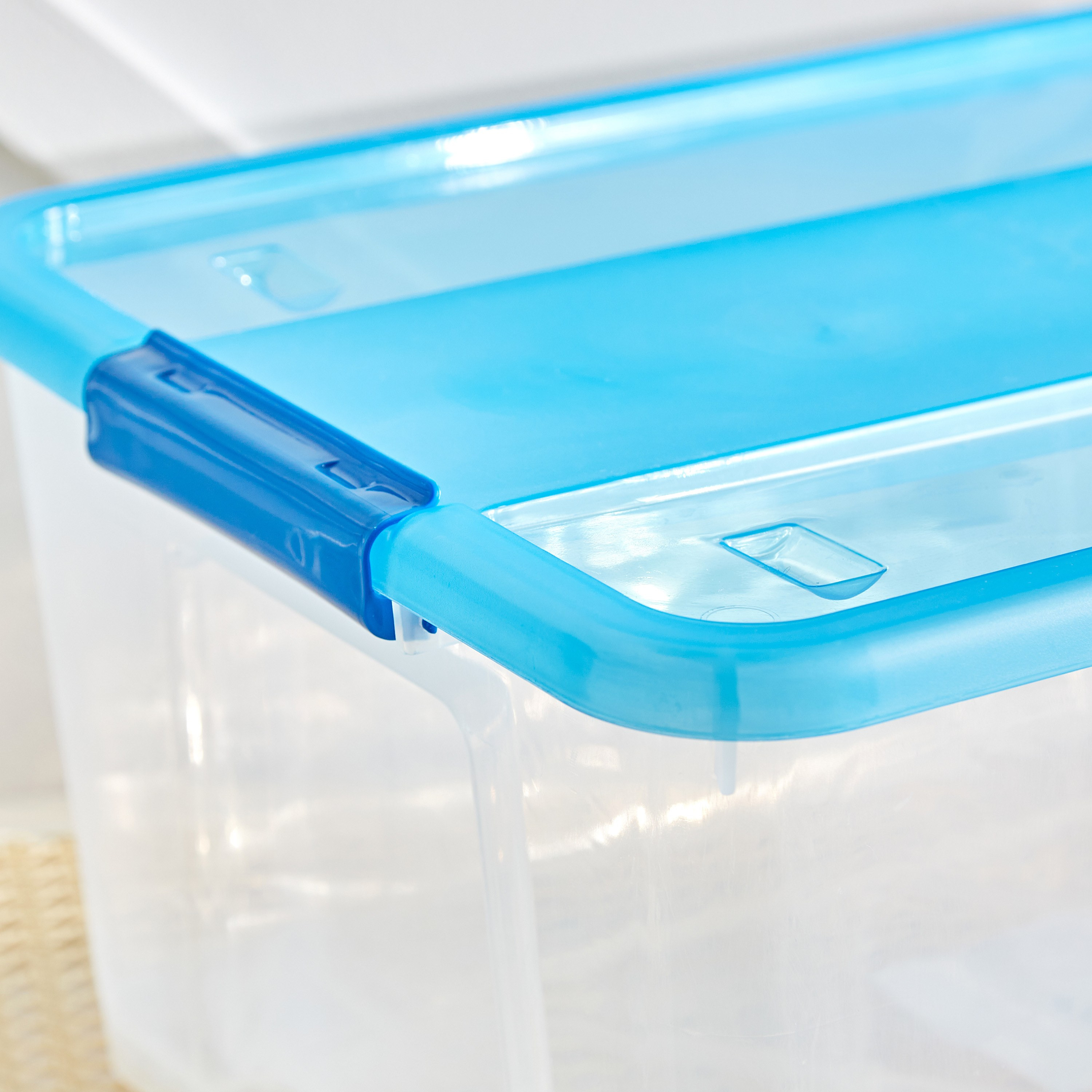 صندوق تخزين بغطاء  - روبين - 15 لتر-babyandkids-bathandstorage-storage-plasticstorage-image-3