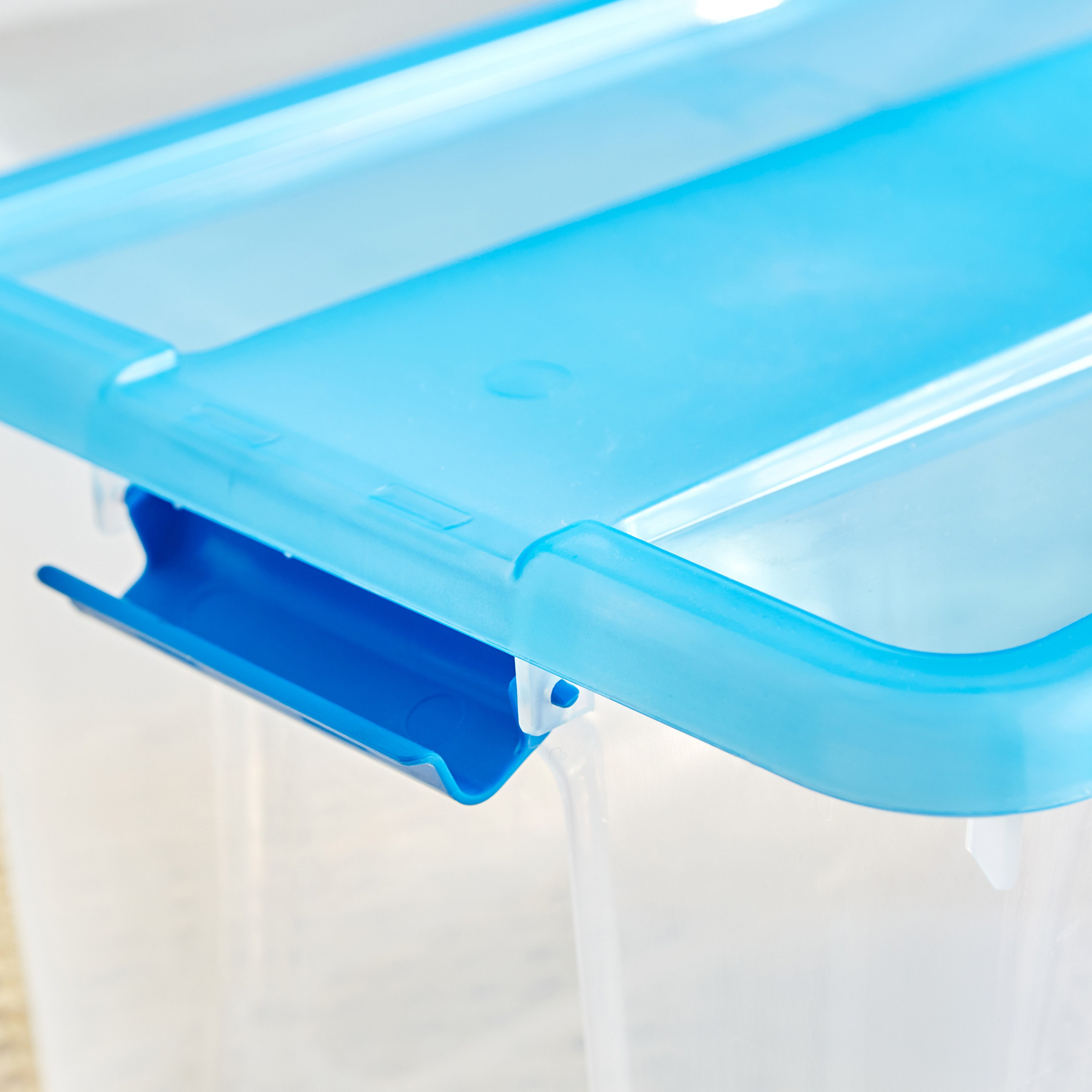 صندوق تخزين بغطاء  - روبين - 15 لتر-babyandkids-bathandstorage-storage-plasticstorage-image-4