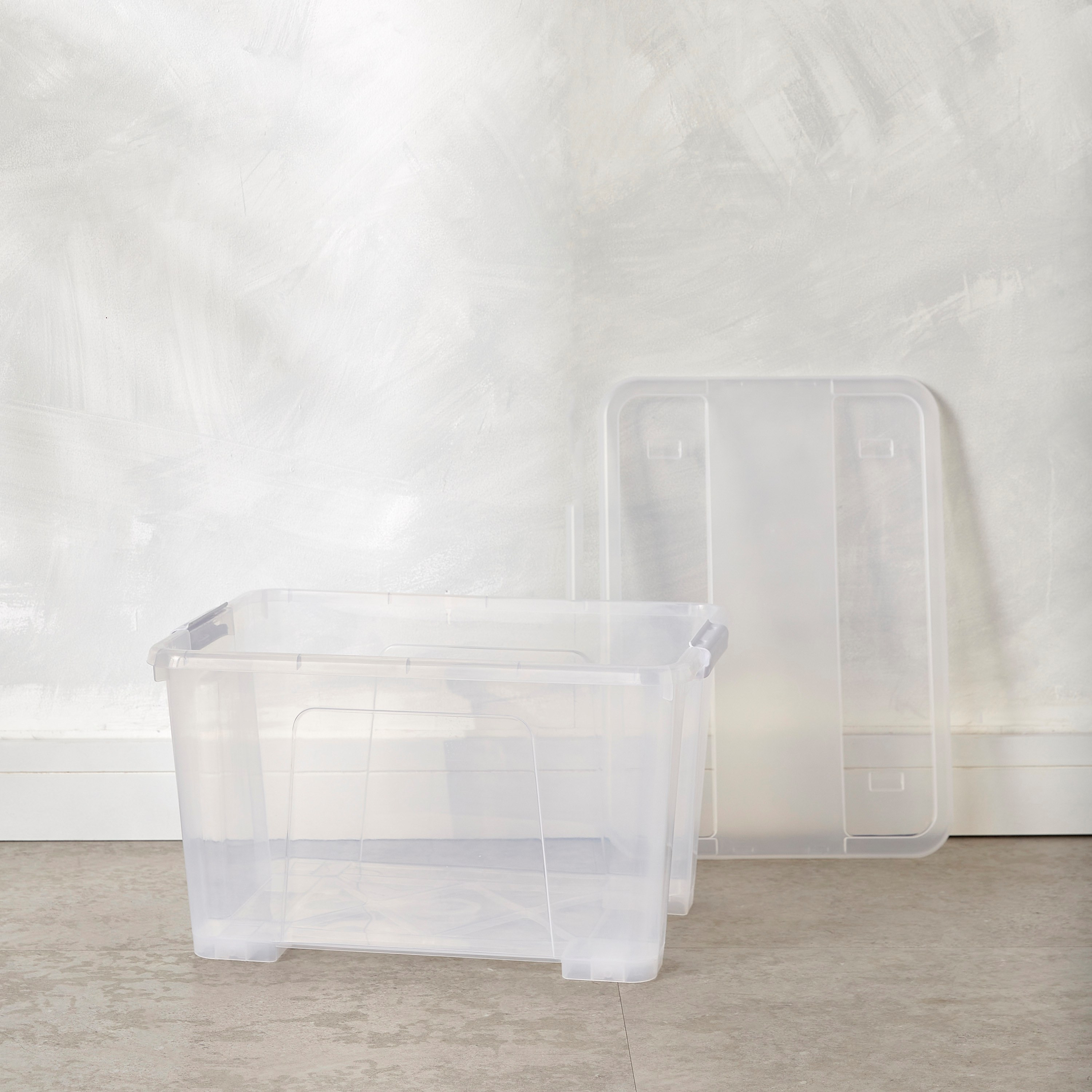Robyn Storage Box With Lid and Wheels - 32 L-household-storage-storagesolutions-storageboxesandbaskets-image-2