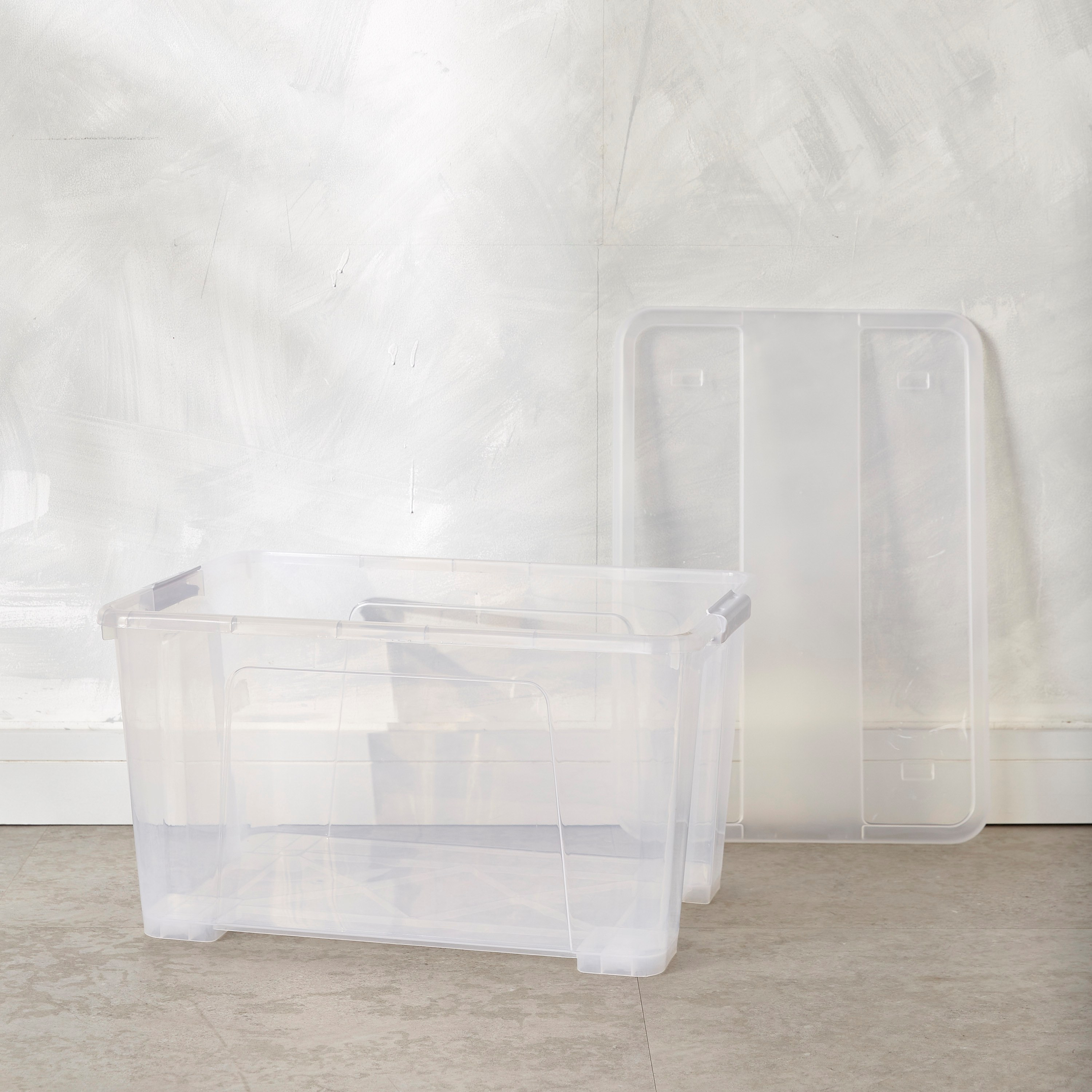 Robyn Storage Box With Lid and Wheels - 52 L-household-storage-storagesolutions-storageboxesandbaskets-image-2