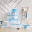 صندوق تخزين بغطاء وعجلات - روبين - 92 لتر-babyandkids-bathandstorage-storage-plasticstorage-image-1