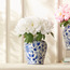 Dahlia Flowers in Pot - 36 cm-household-gardenandoutdoor-artificialflowersandplants-flowers-image-1