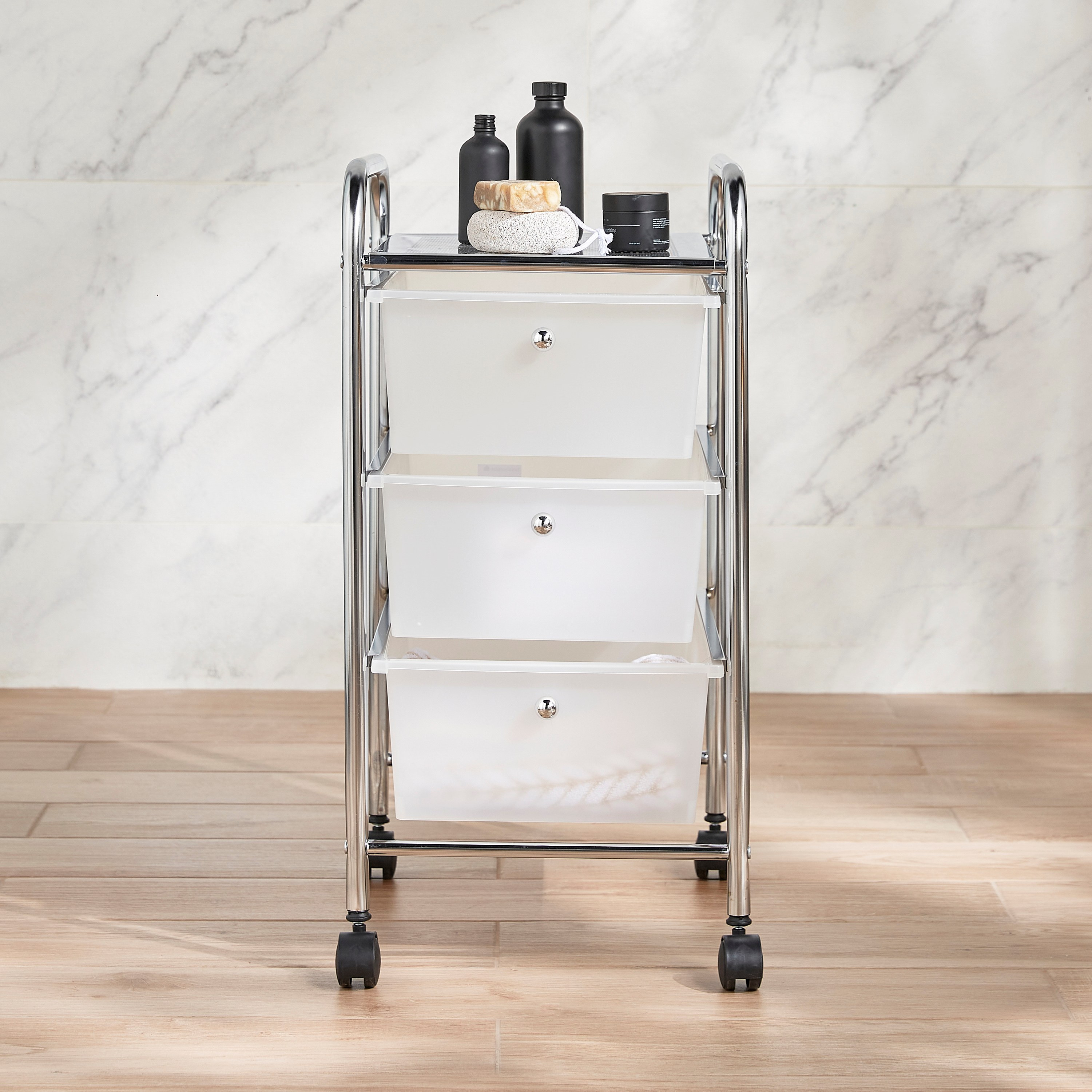 Connell 3-Drawer Storage Trolley-household-bathandlaundry-bathroomorganizing-bathroomracksandtrolleys-image-2
