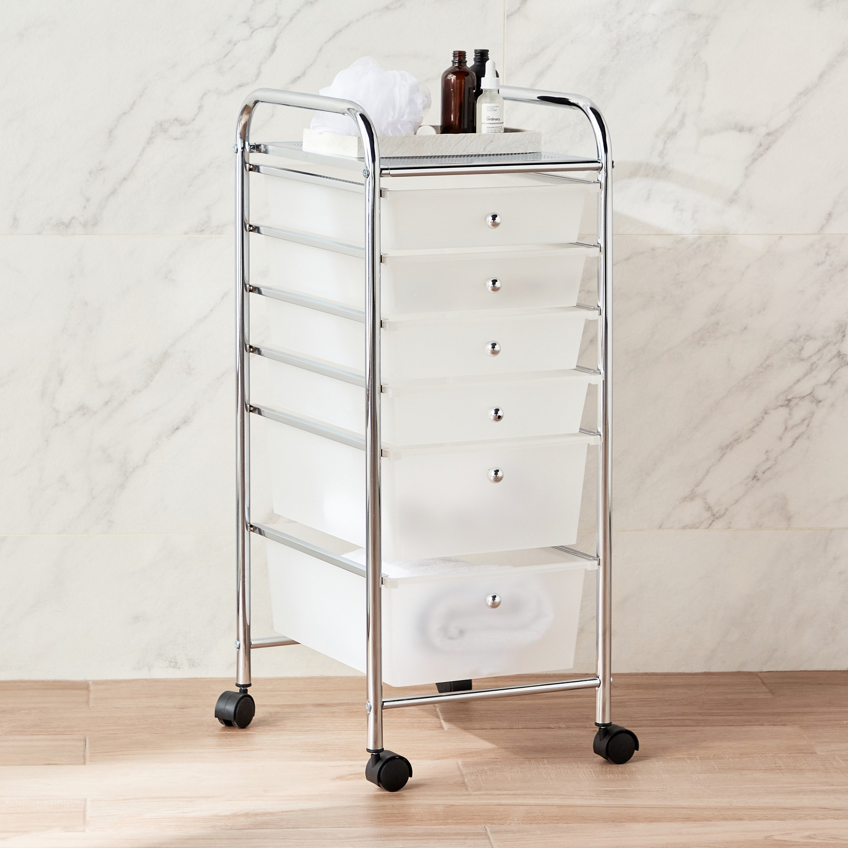 Connell 6-Drawer Storage Trolley-household-bathandlaundry-bathroomorganizing-bathroomracksandtrolleys-image-2