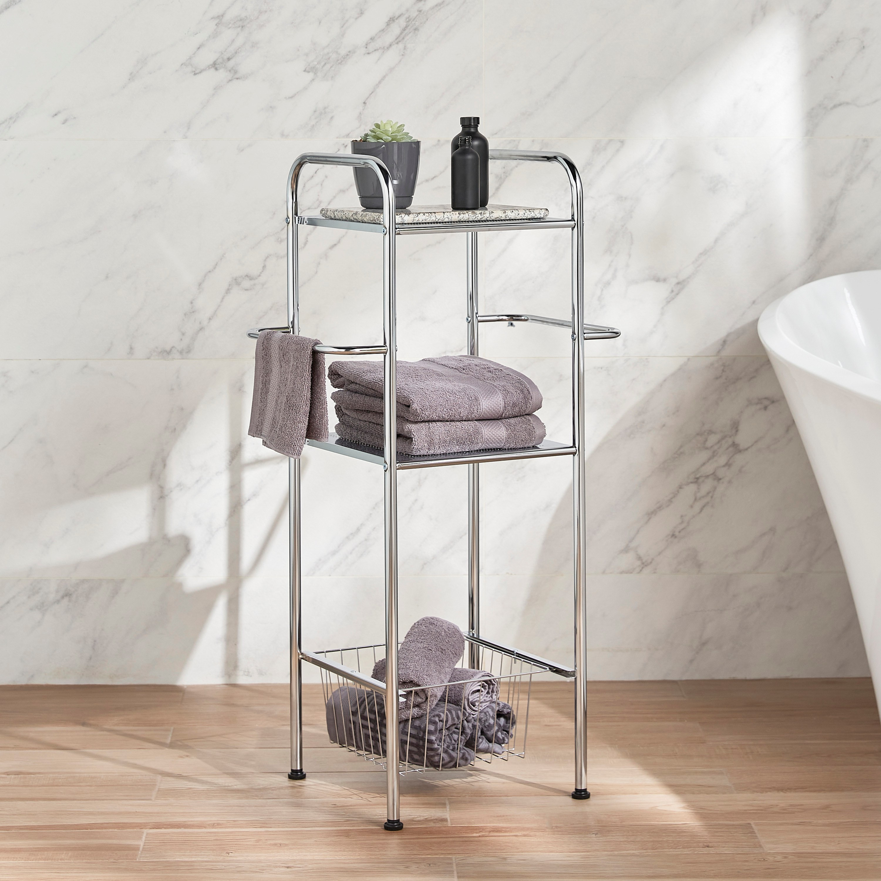 Shop Stella 3-Tier Bath Rack | Homecentre Qatar