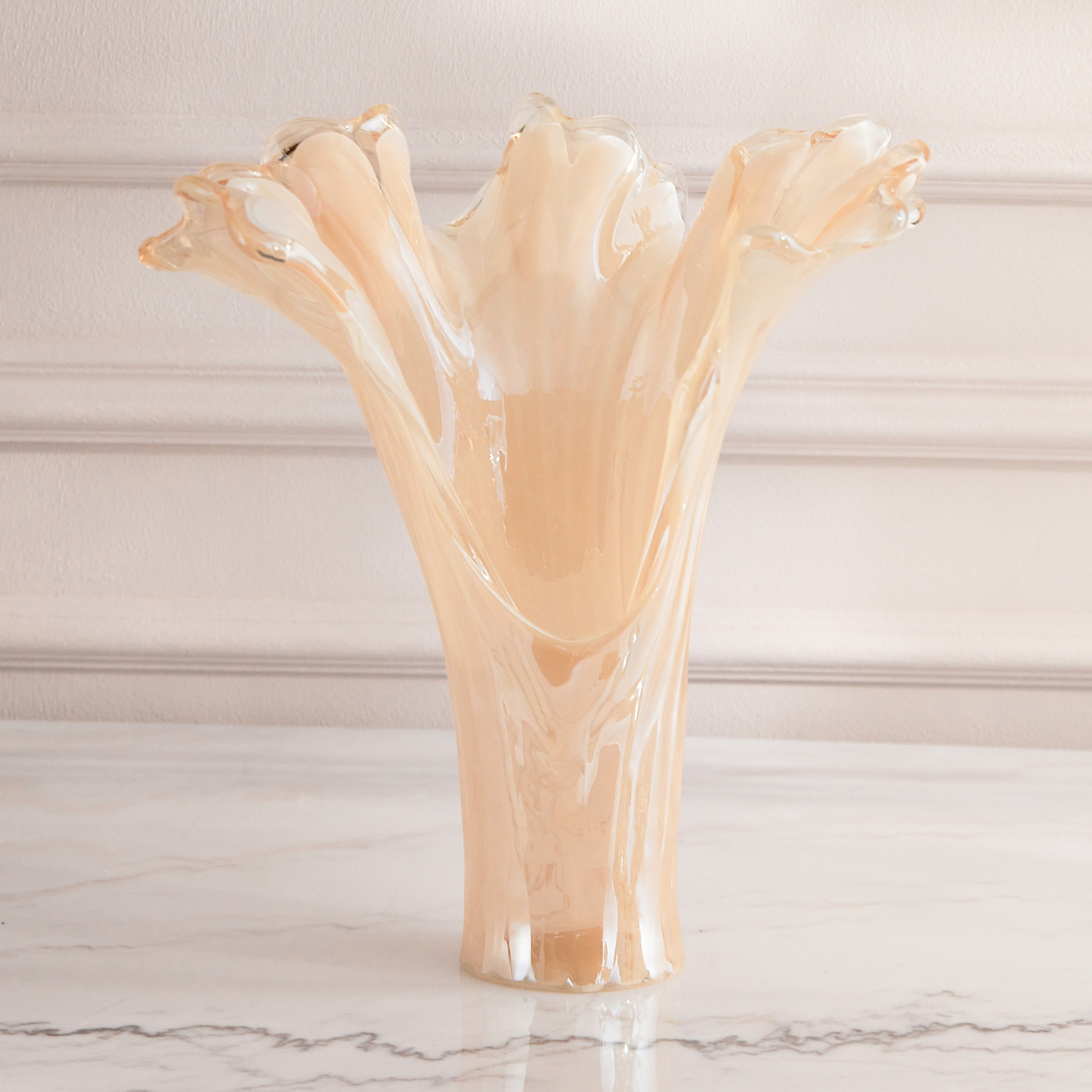Braccio Curvey Glass Vase - 40 cm-household-decor-vasesandbowls-image-1