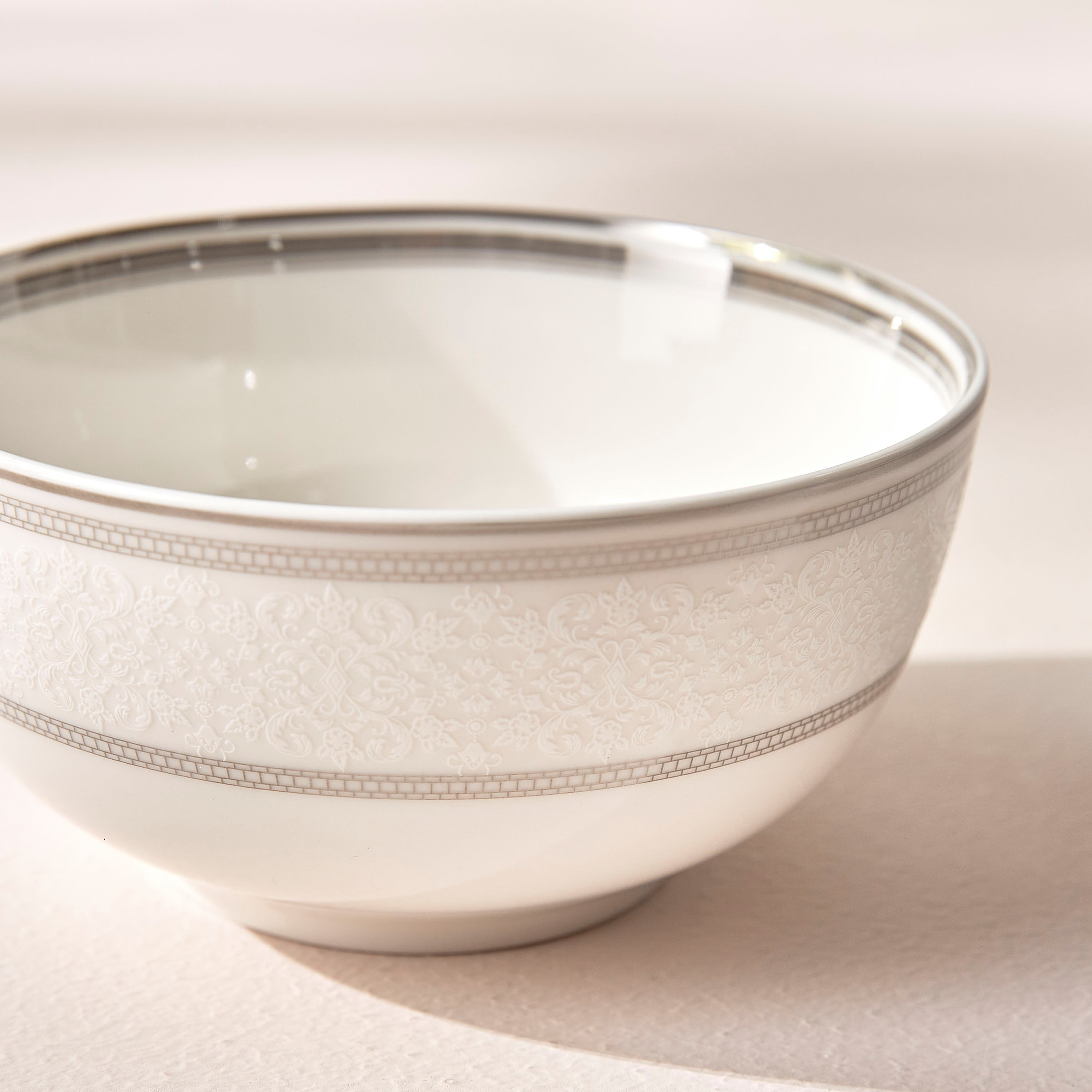 Zora Bone China Cereal Bowl - 14 cm-household-dining-dinnerware-dinnerwarecollections-image-2
