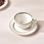 Zora Bone China Teacup and Saucer - 220 ml-household-dining-teaandcoffee-mugsandcups-image-1