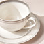 Zora Bone China Teacup and Saucer - 220 ml-household-dining-teaandcoffee-mugsandcups-image-2