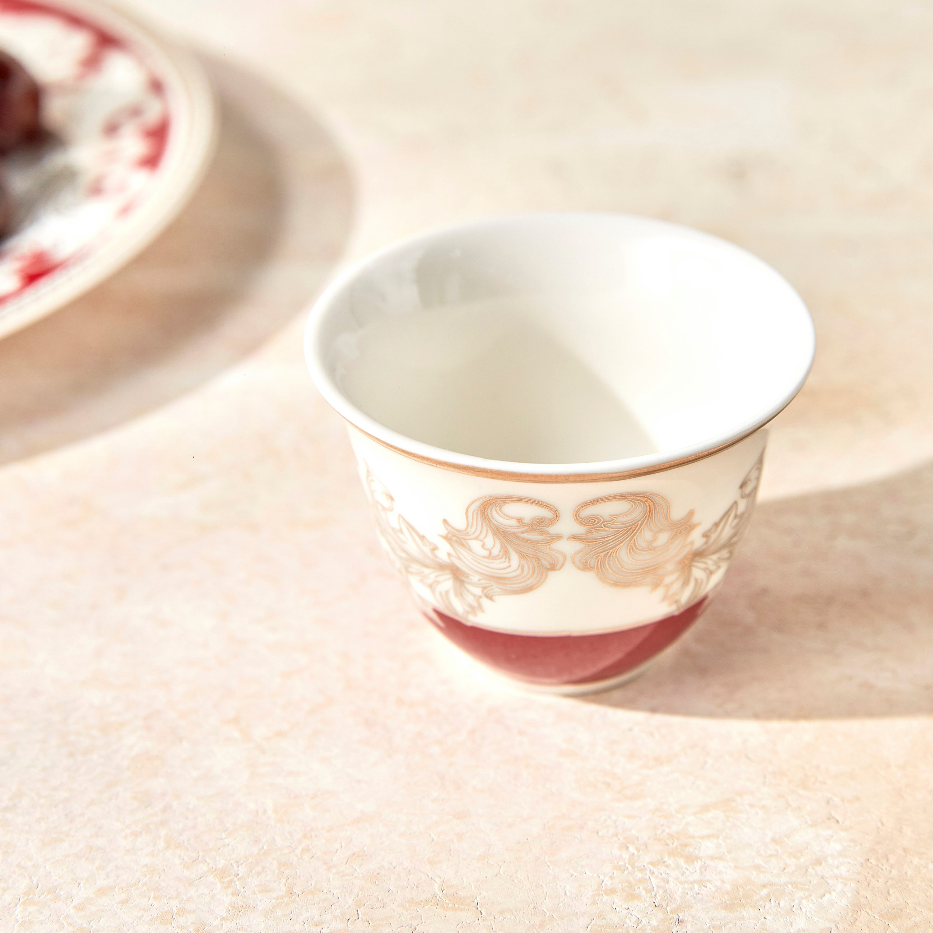 Shop Zareef New Bone China Qahwa Cup - 80 ml | Home Centre UAE