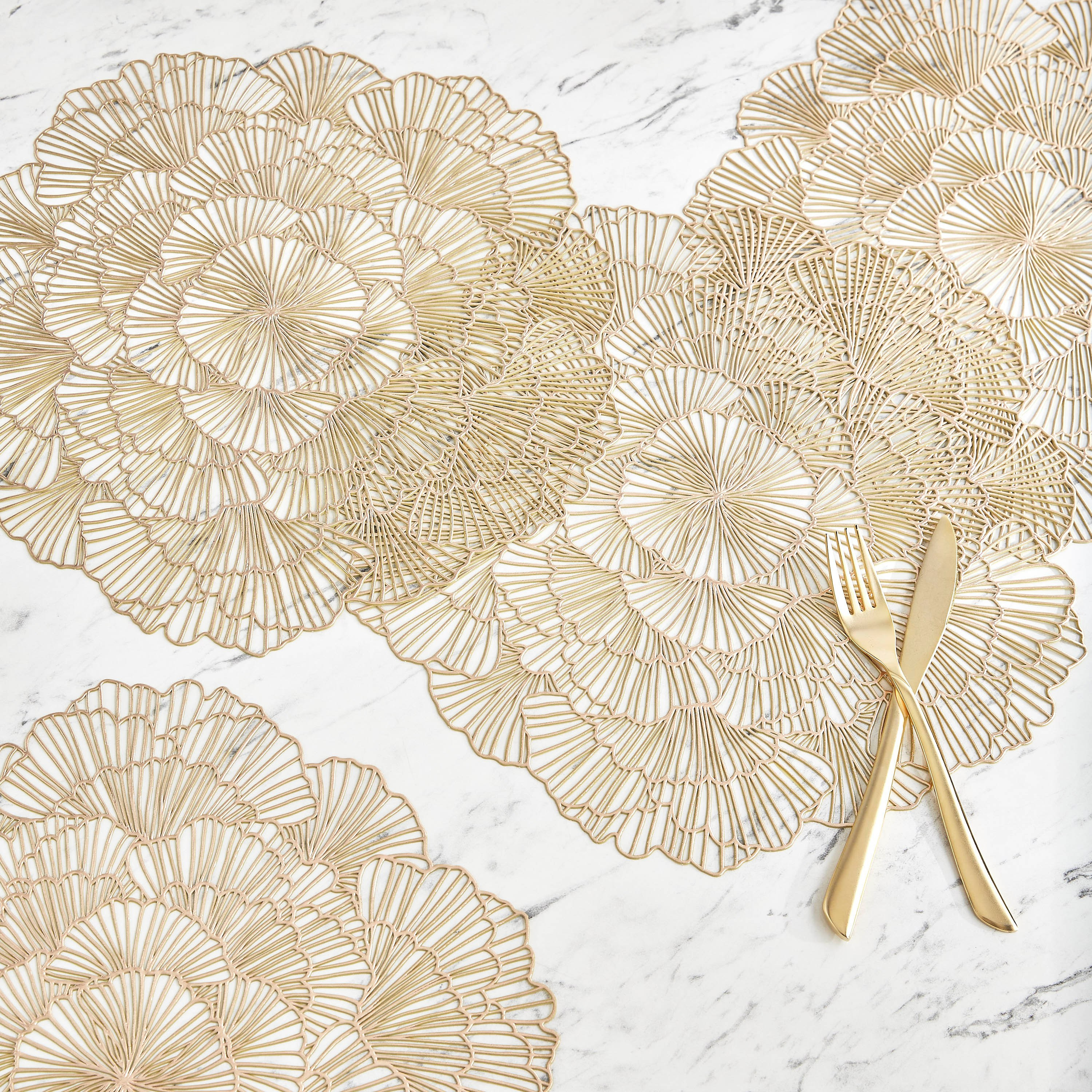 Lotus 4-Piece Placemat Set-household-dining-tablelinen-placemats-image-1