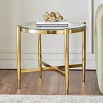 Glass Table Kuwait Shop Mallory Glass Top Side Table | Home Centre Kuwait